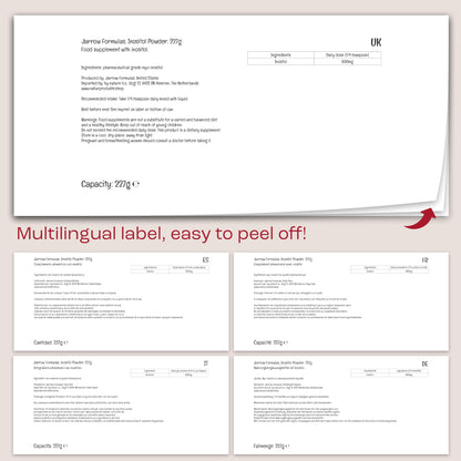 Jarrow Formulas, Inositol, as Myoinositol, High Dose, 227g Vegan Powder, Lab Tested
