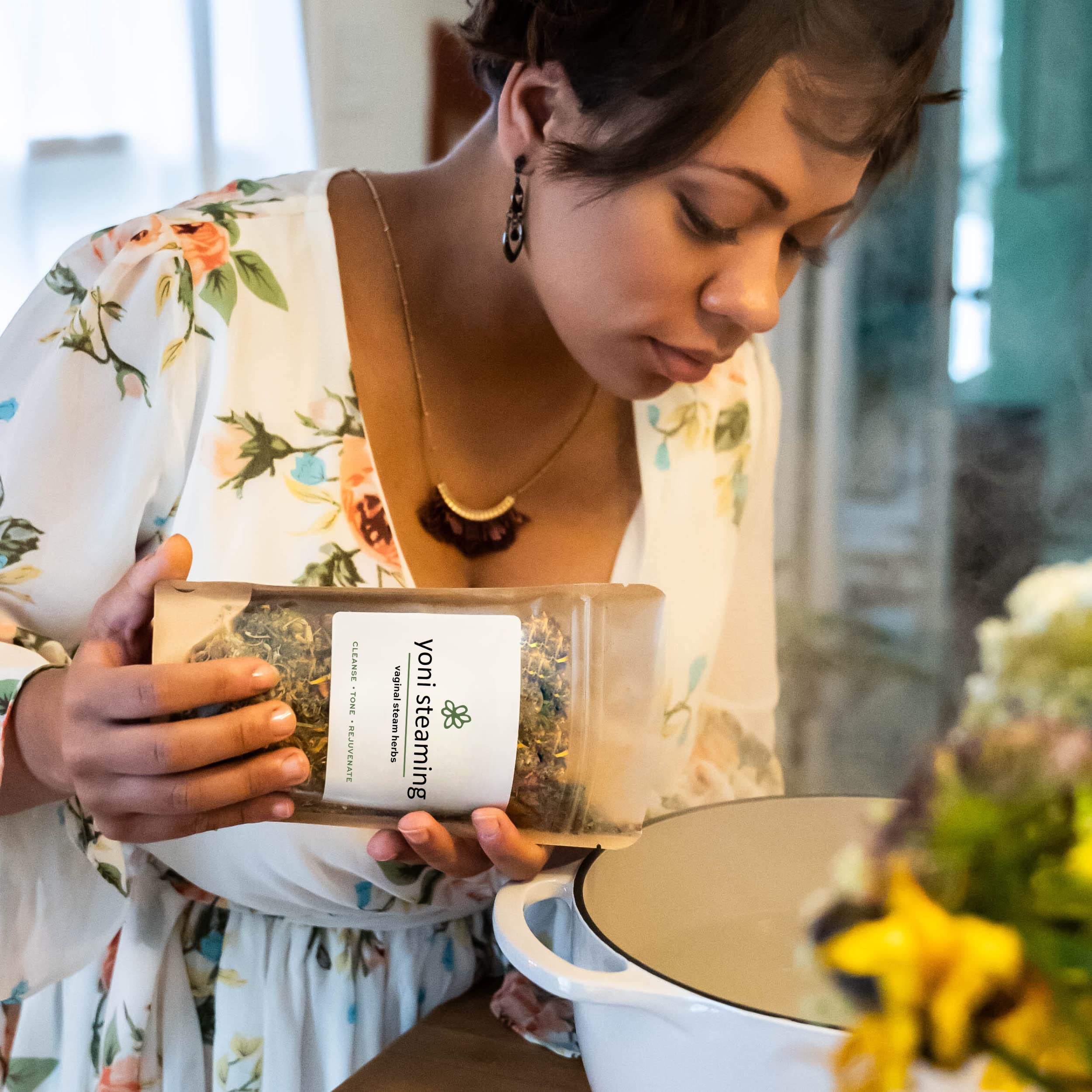 Yoni Steaming Herbs (5 Steams) | Cleansing + Gentle Formula | Formulated by Trained Herbalist WILDFLOWER WELLNESS