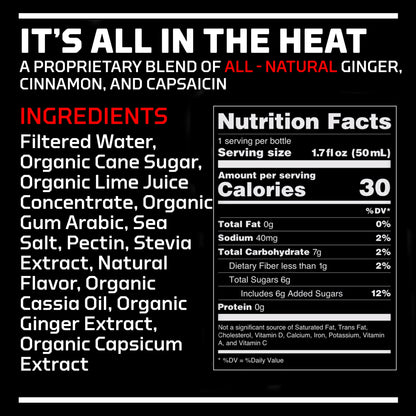 HOTSHOT Sports Shot Muscle Cramp Relief, All Natural Liquid Sports Drink, Scientifically