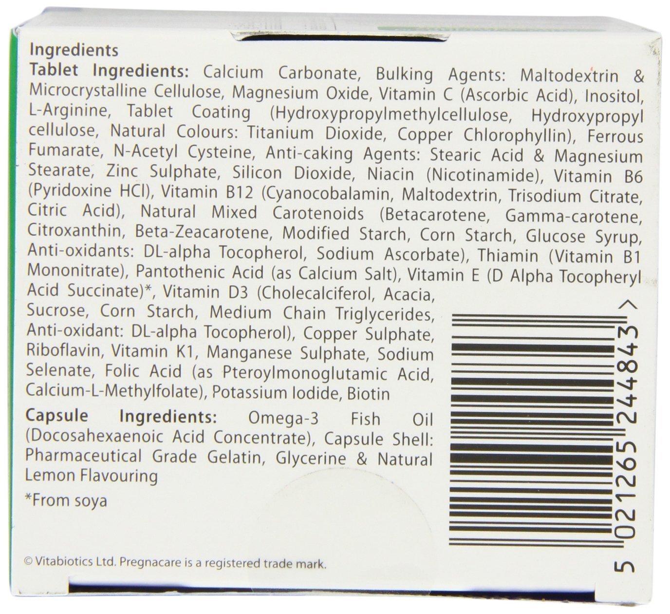 Vitabiotics Pregnacare Max 28 Day Supply Vitabiotics