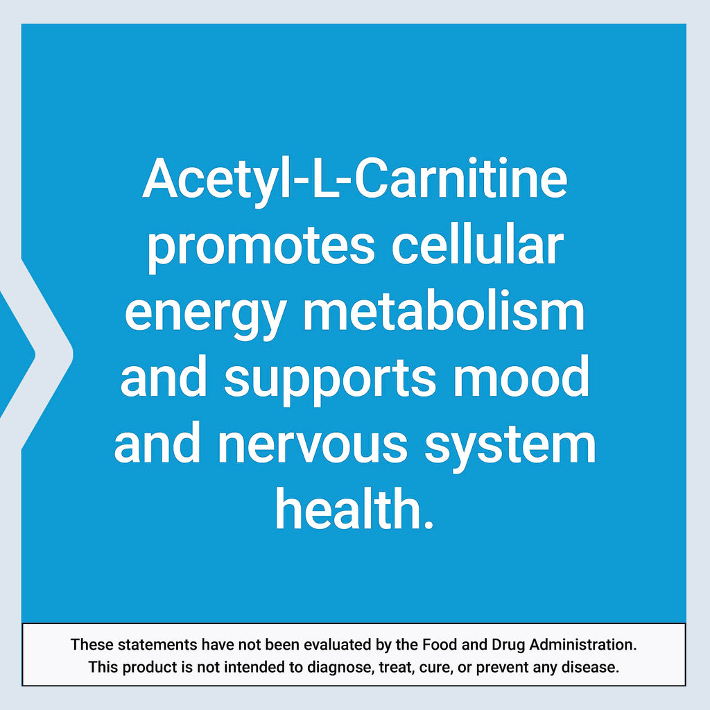 Life Extension Acetyl-L-Carnitine, Acetyl-L-Carnitine, vitamin C, Brain, mood & nerve health