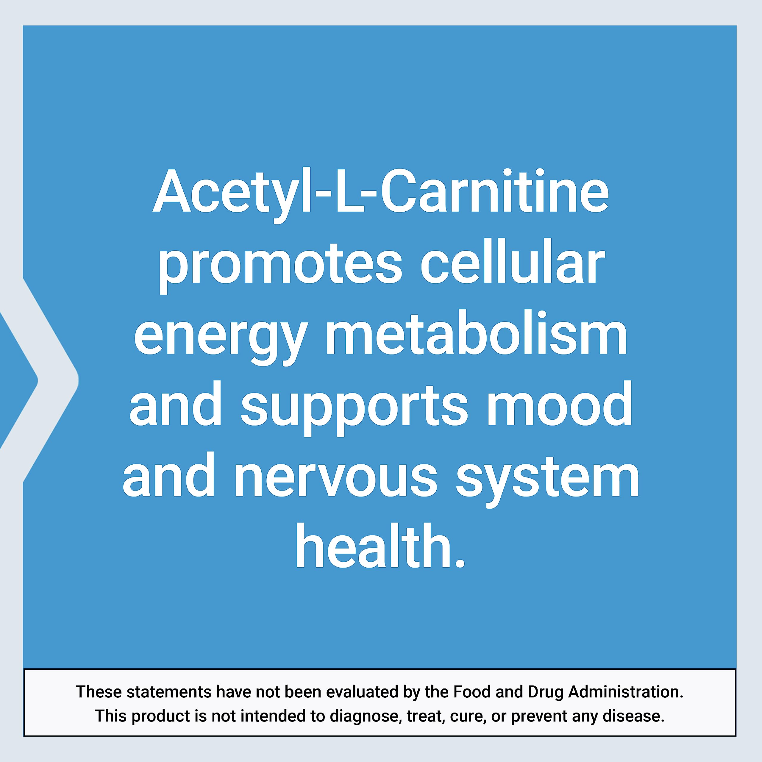 Life Extension Acetyl-L-Carnitine, Acetyl-L-Carnitine, vitamin C, Brain, mood & nerve health