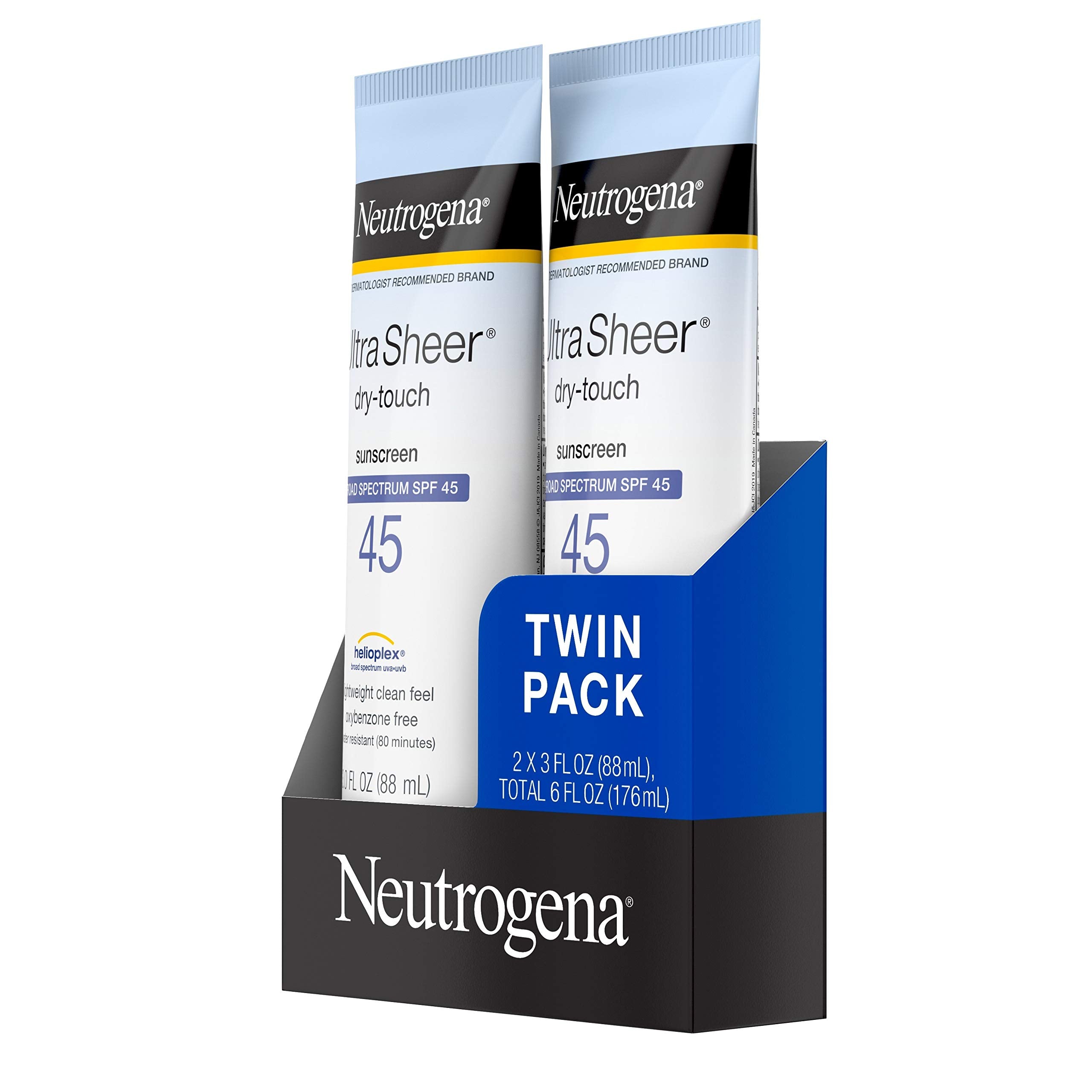 Neutrogena Ultra Sheer Dry-Touch Water Resistant and Non-Greasy Sunscreen Neutrogena