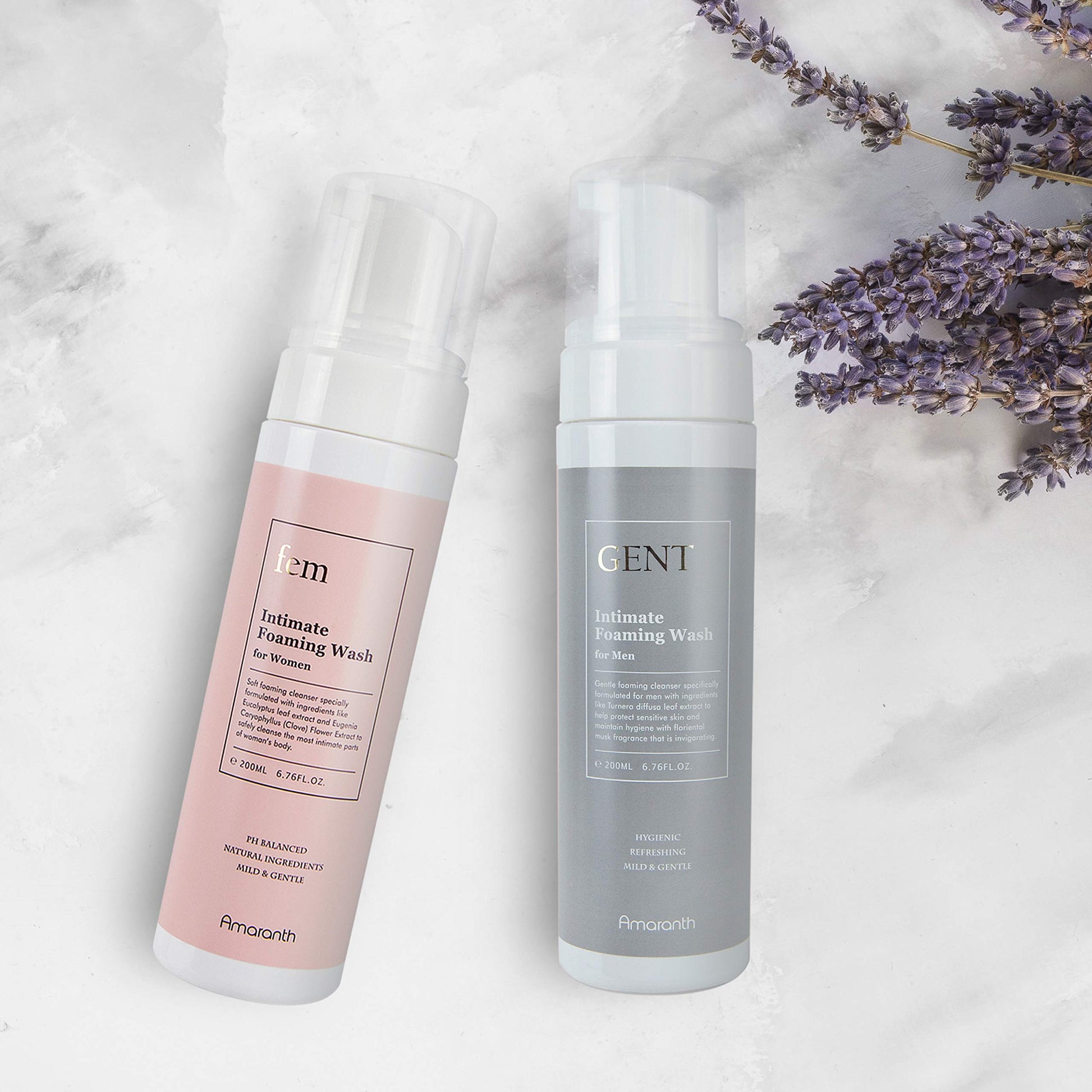 fem pH Balance Intimate Wash for Women, Feminine Wash for Sensitive Skin, Gentle Cleanser Amaranth