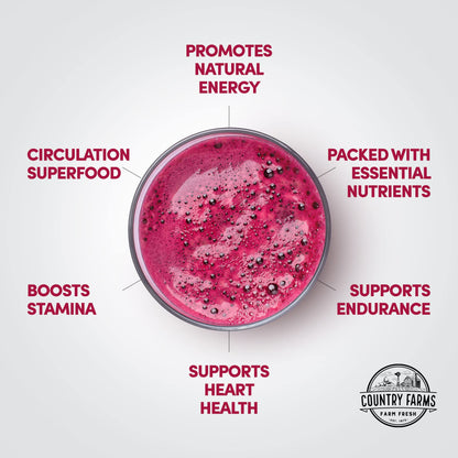 COUNTRY FARMS Bountiful Beets, Wholefood Beet Extract Superfood, Helps Support Healthy