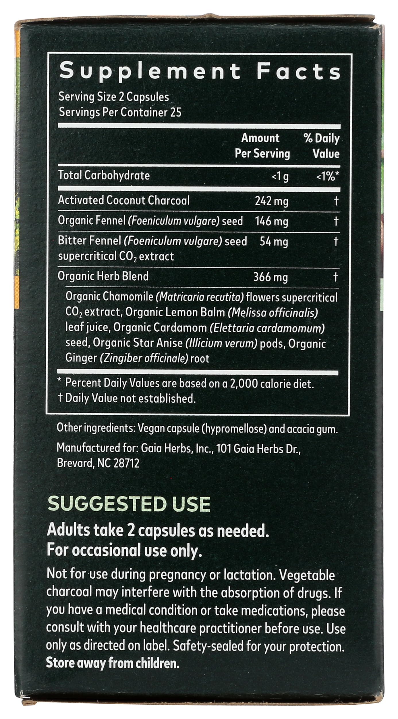 Gaia Herbs Gas & Bloating - Provides Relief from Occasional Gas and Bloating