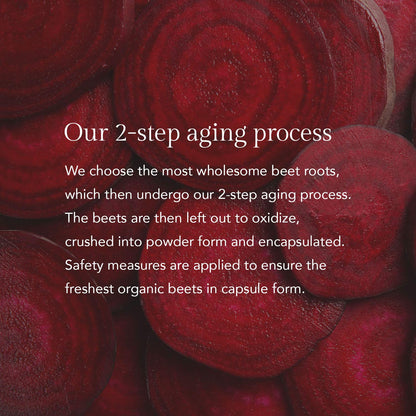 Think Remedy Aged Beet Root Capsules - Beet Pills for Stamina - Organic Beet Root Powder