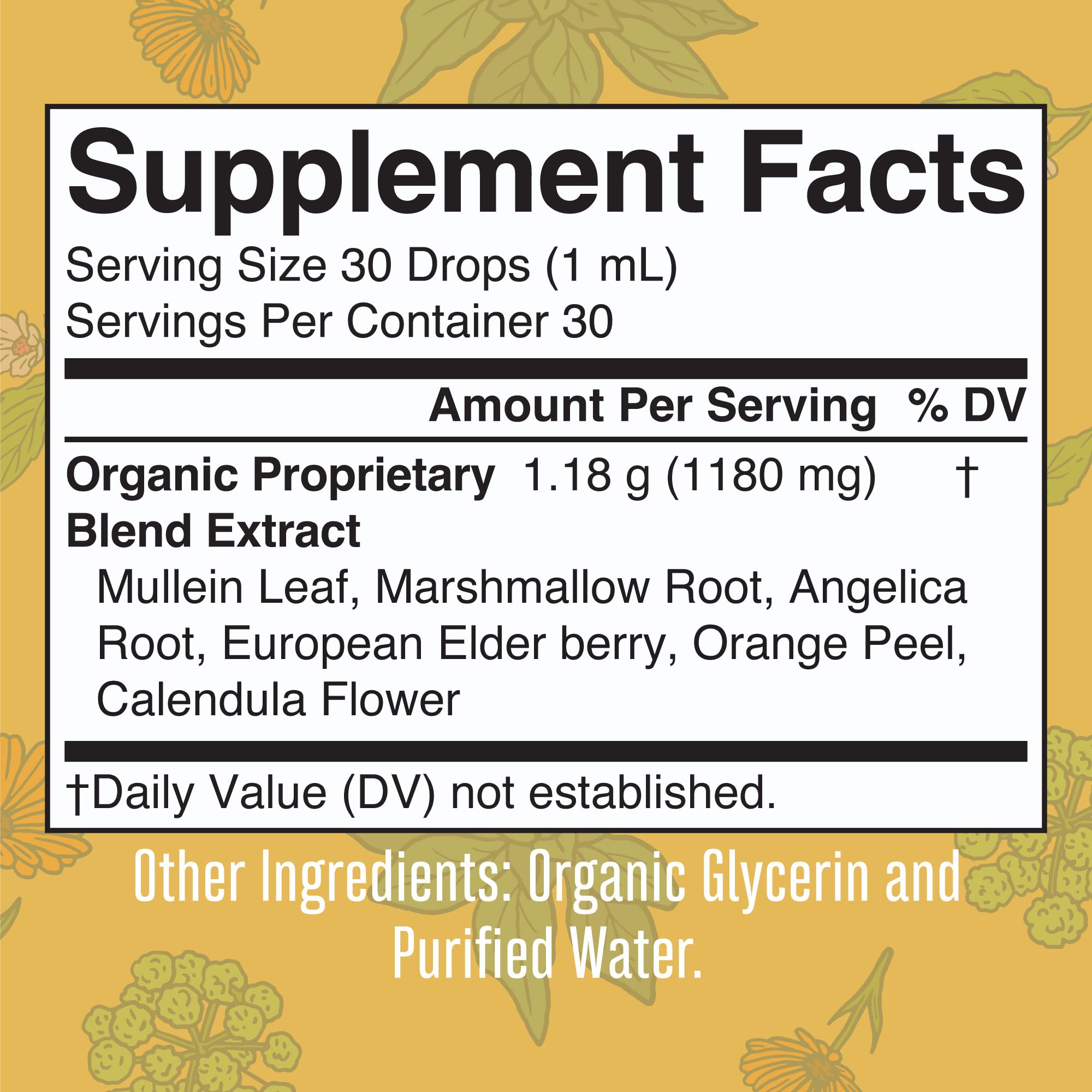 MaryRuth's | USDA Organic Respiratory Health Herbal Supplement Extract