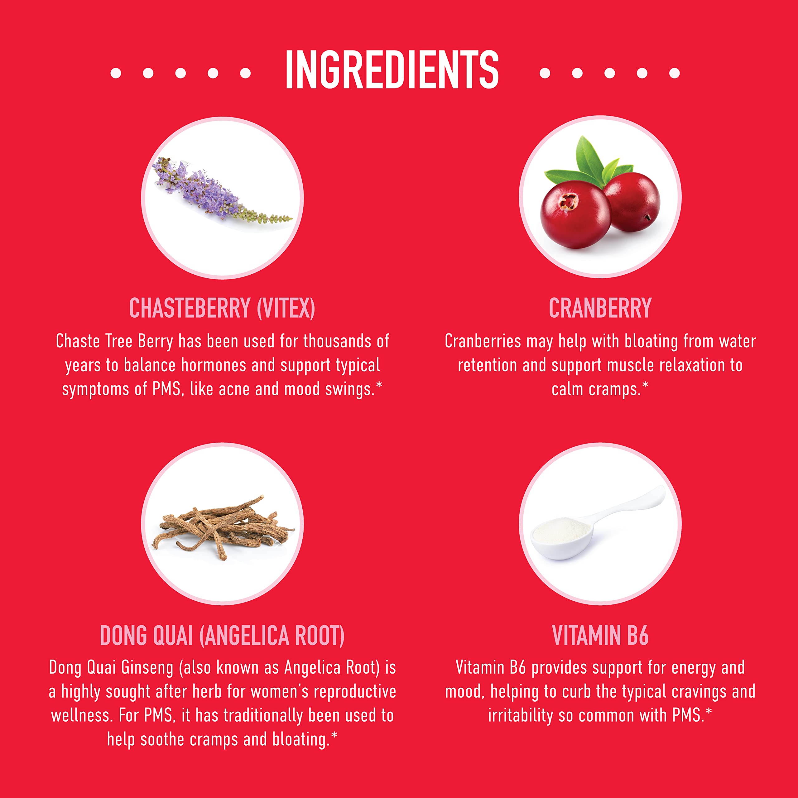 PMS Relief Gummies | Hormone Balance & Period Support Vitamins for Women | Vegan Gummy SMNutrition