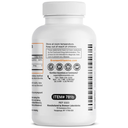Bronson Vitamin K2 (MK7) with D3 Supplement Non-GMO Formula 5000 IU Vitamin