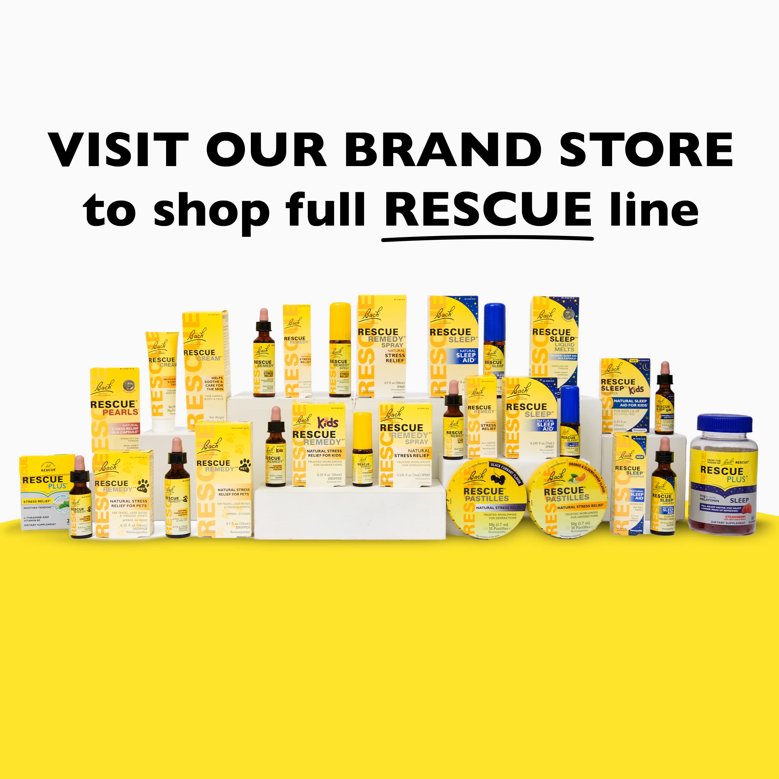 Bach RESCUE PASTILLES, Black Currant Flavor, Natural Stress Relief Lozenges, Homeopathic Flower RESCUE