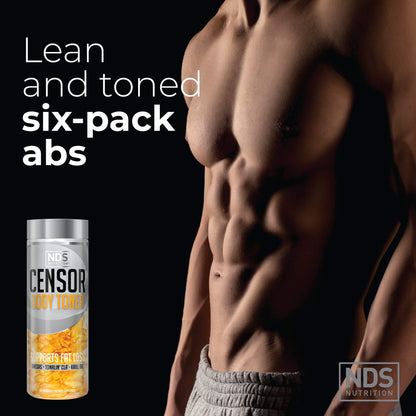 Censor NDS Nutrition Fat Loss and Body Toner with CLA, Fish Oil, Safflower and Omega 3-6-9 Blend
