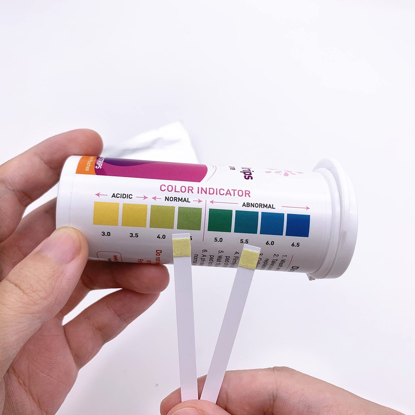 Vaginal ph Test Strips for Women(50 cnt). BV Bacterial Vaginosis and Yeast Infection Test Strips