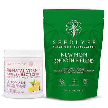 seedlyfe New Mother Postnatal Supplement Care Bundle - Lactation Superfood Smoothie