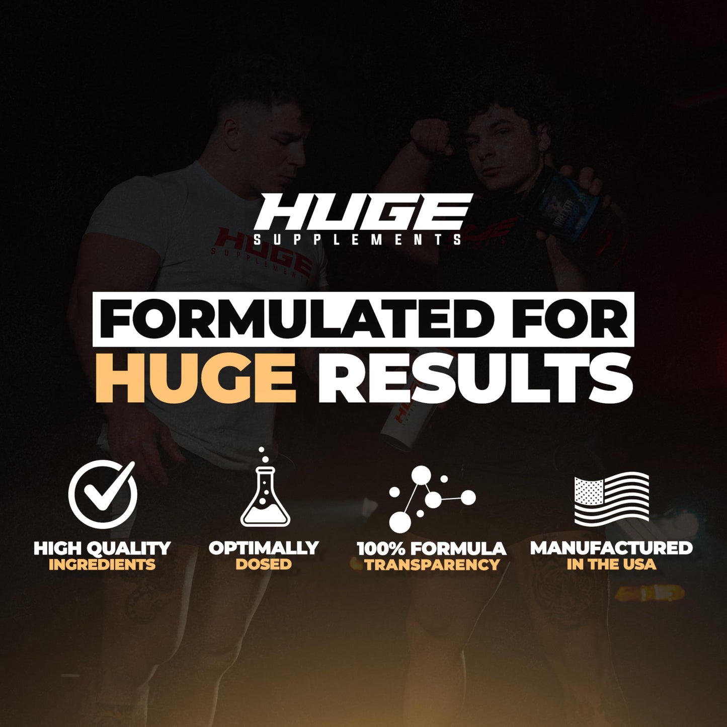 Huge Supplements Whey Protein Concentrate Powder - 25g Protein Per Serving