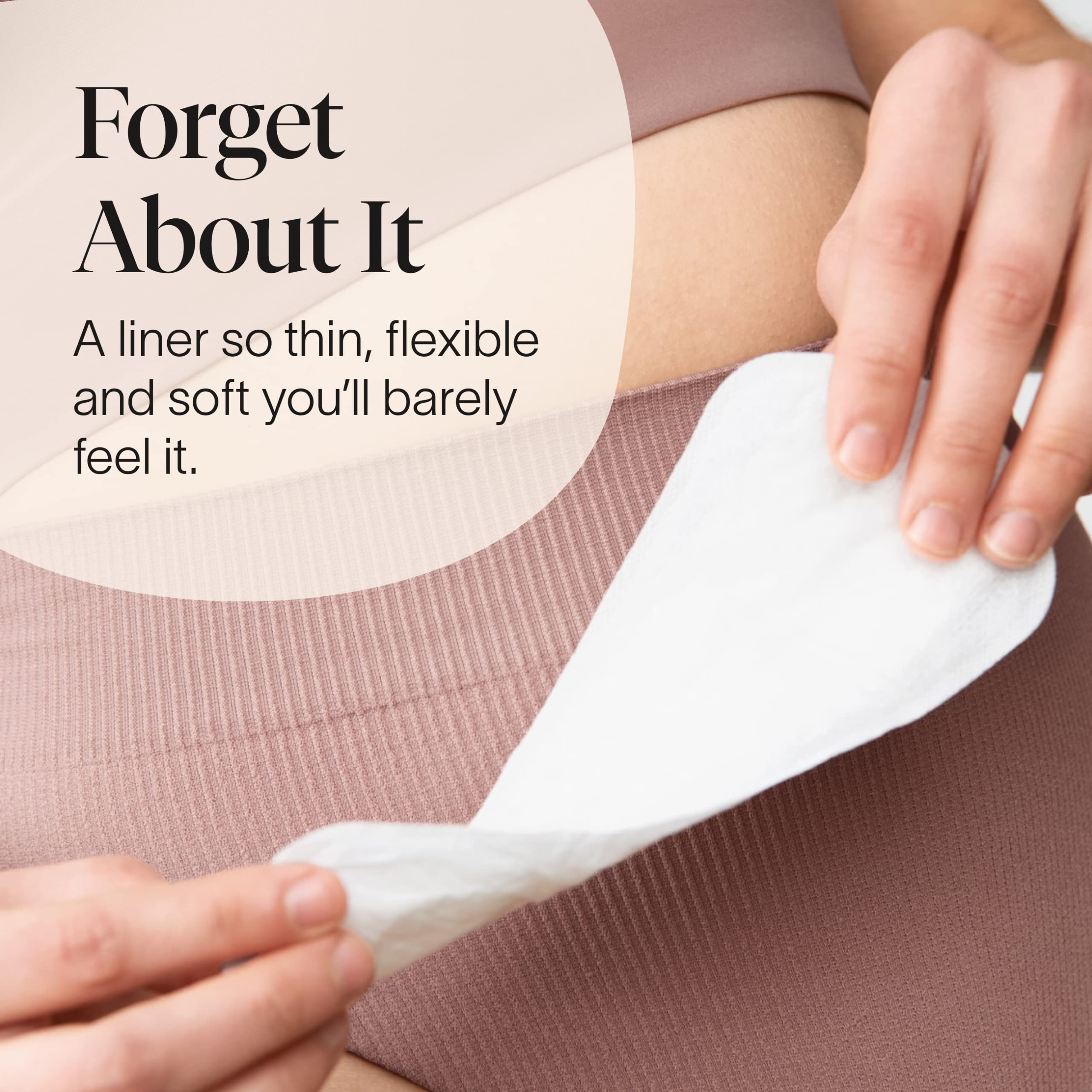 Cora Period Long Liners | 100% Organic Cotton Topsheet | Ultra Thin, Quick Absorbency Cora