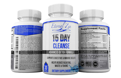 Eternal Zen 15 Day Colon Cleanser Detox with Extra Strength Herbs, Senna is a Fast Acting
