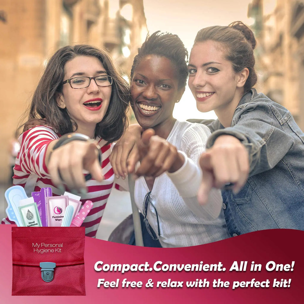 Menstrual Kit All-in-One | Convenience on The Go | Single Period Kit Pack for Travelling, Tweens pH Advantage
