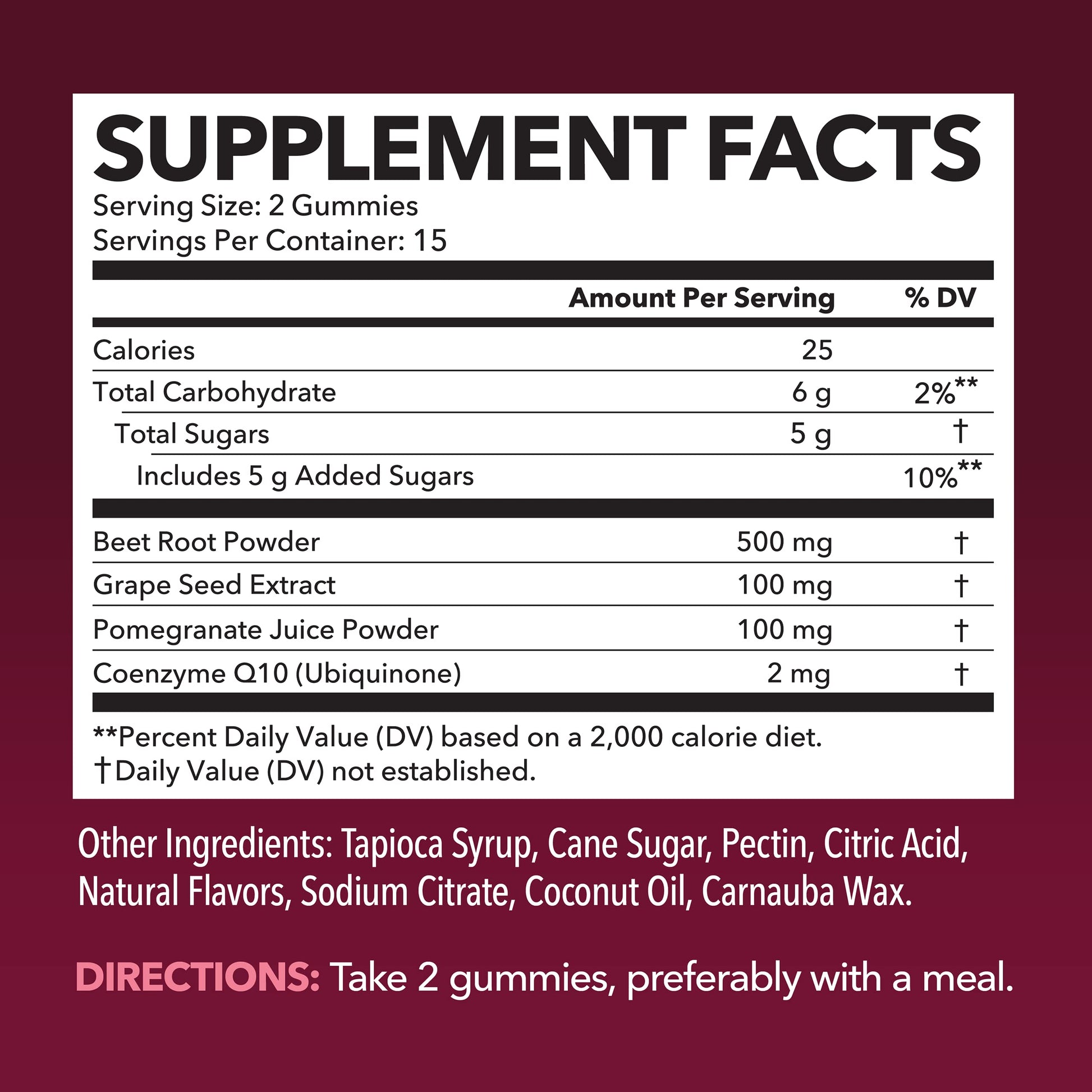 Beet Root Gummies with COQ10 Energy Supplement | Nitric Oxide Supplement for Healthy HAVASU NUTRITION