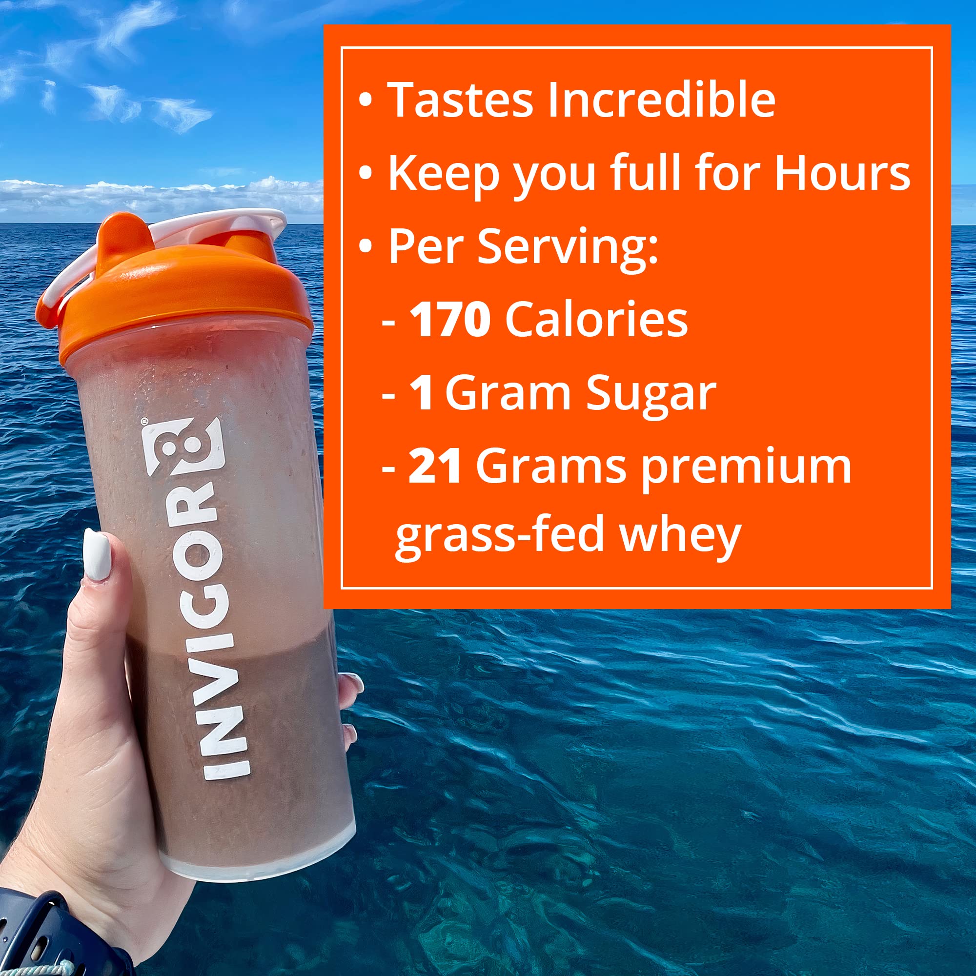 INVIGOR8 Superfood Shake (Chocolate Brownie) with Immunity Boosters - Gluten INVIGOR8