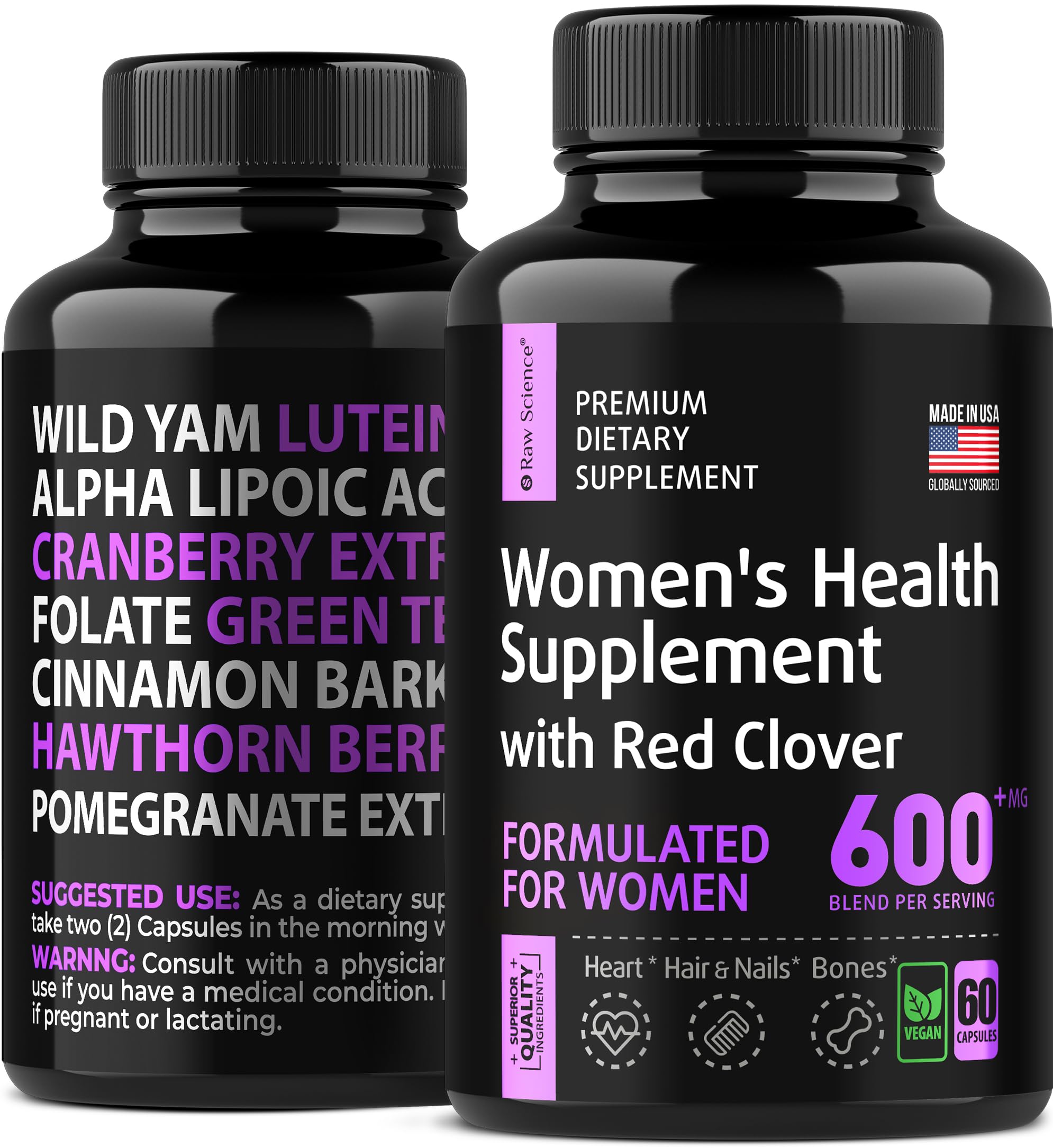 Womens Multivitamin - Energy & Immune Support Supplement - Womens Multi Vitamin A C D, Zinc