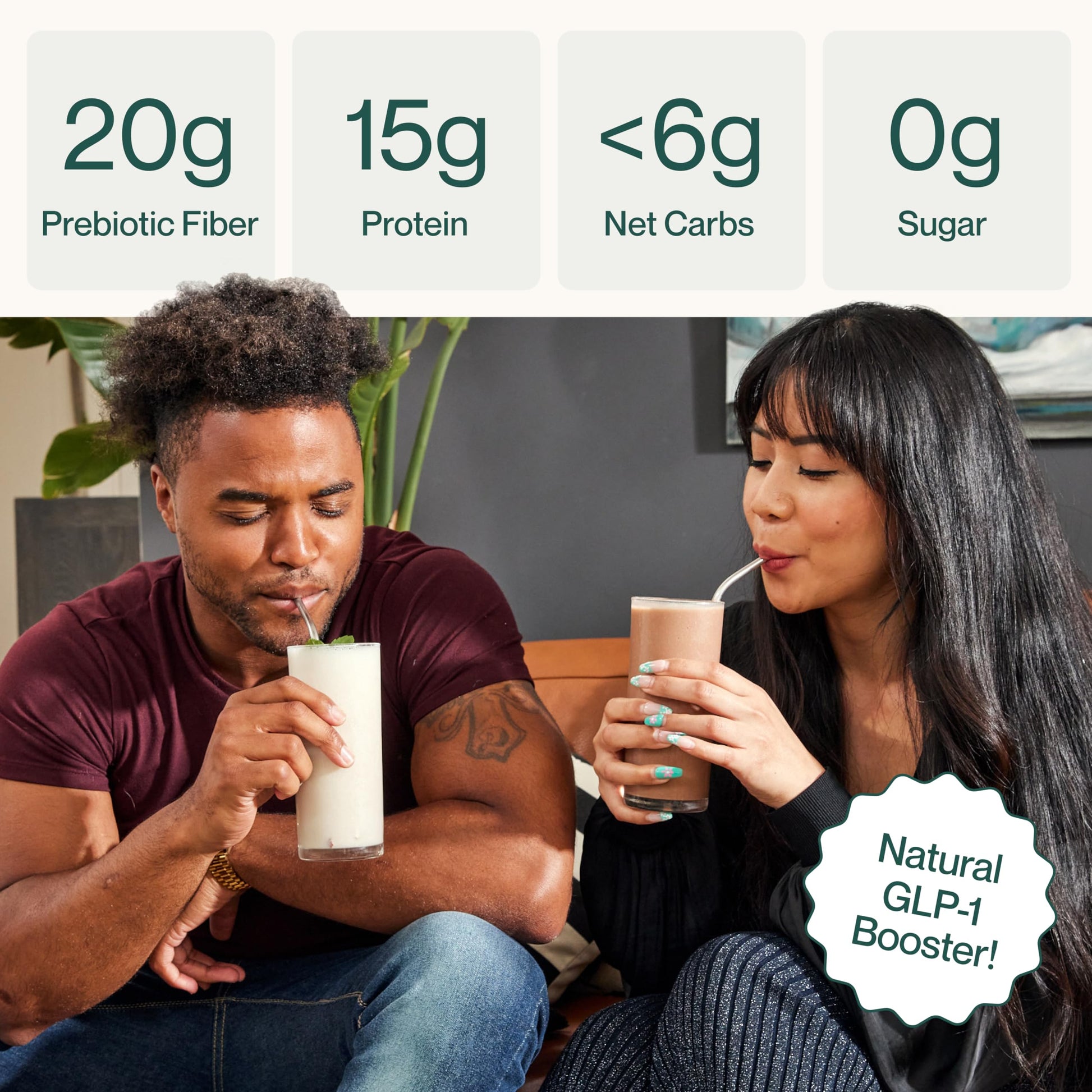 Supergut Prebiotic Shakes | Meal Replacement | Gut Health | Appetite Suppressant | High Protein and Fiber Supergut