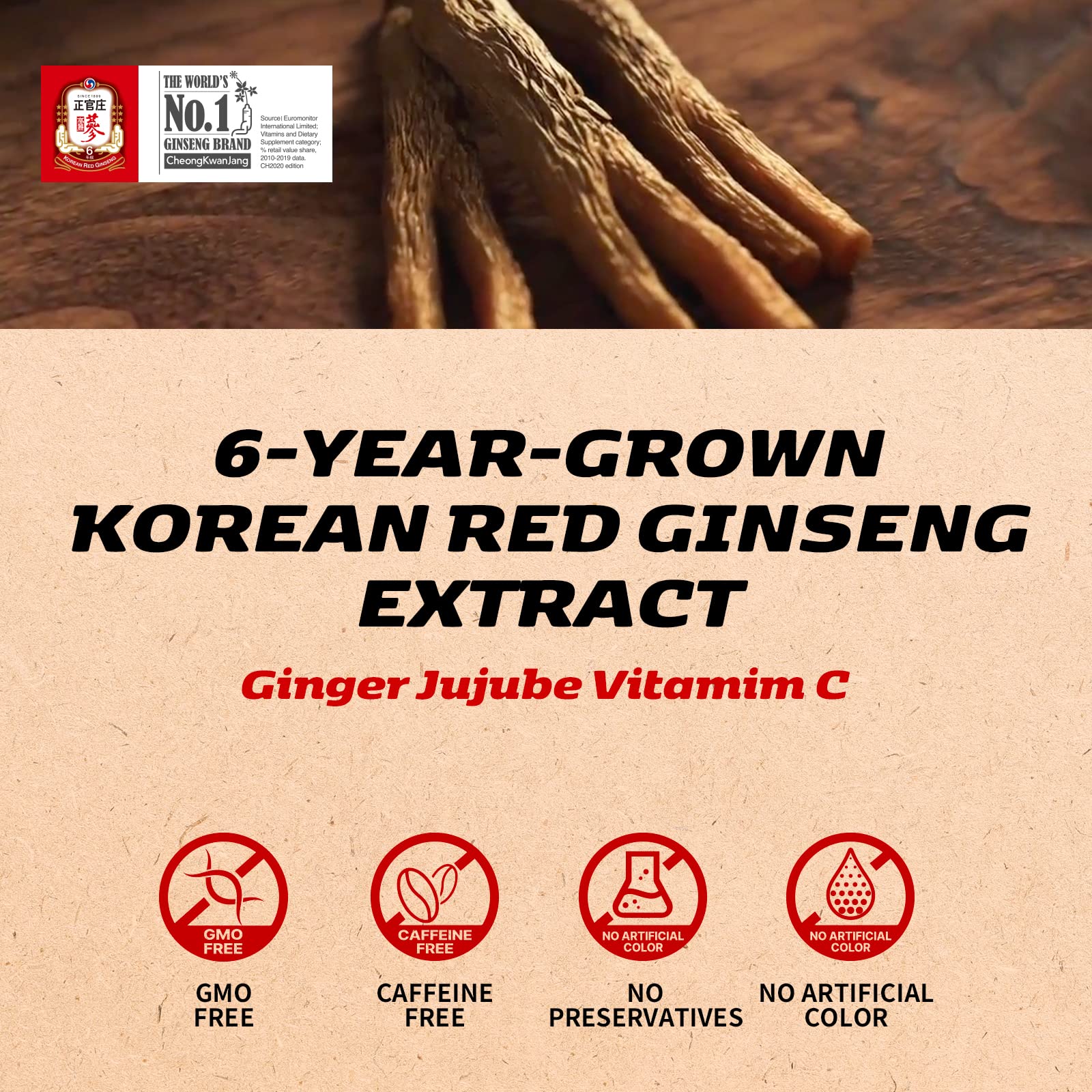 CheongKwanJang Ginseng Korean Red Ginseng Vital Tonic, Immune System Booster CheongKwanJang