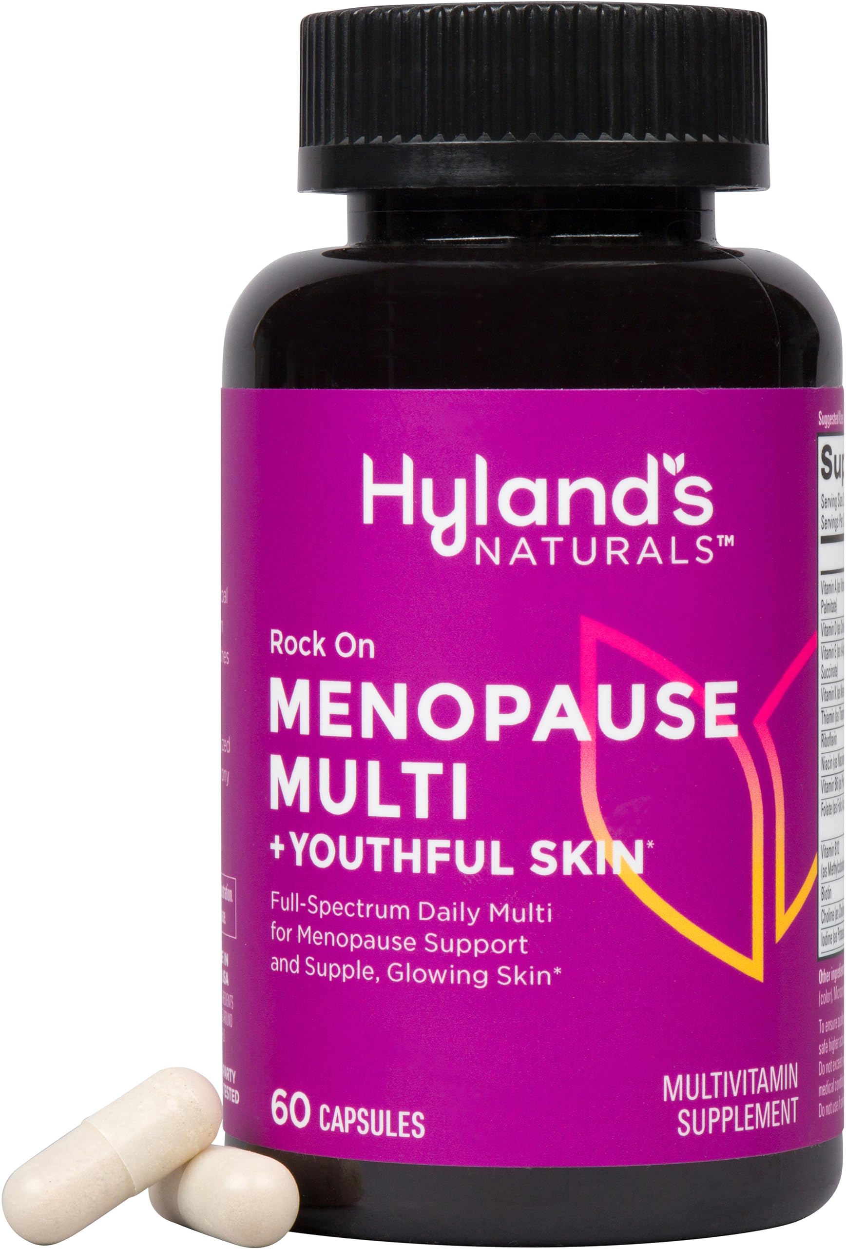 Hyland's Naturals Rock On Menopause + Youthful Skin Care Multivitamin for Women 