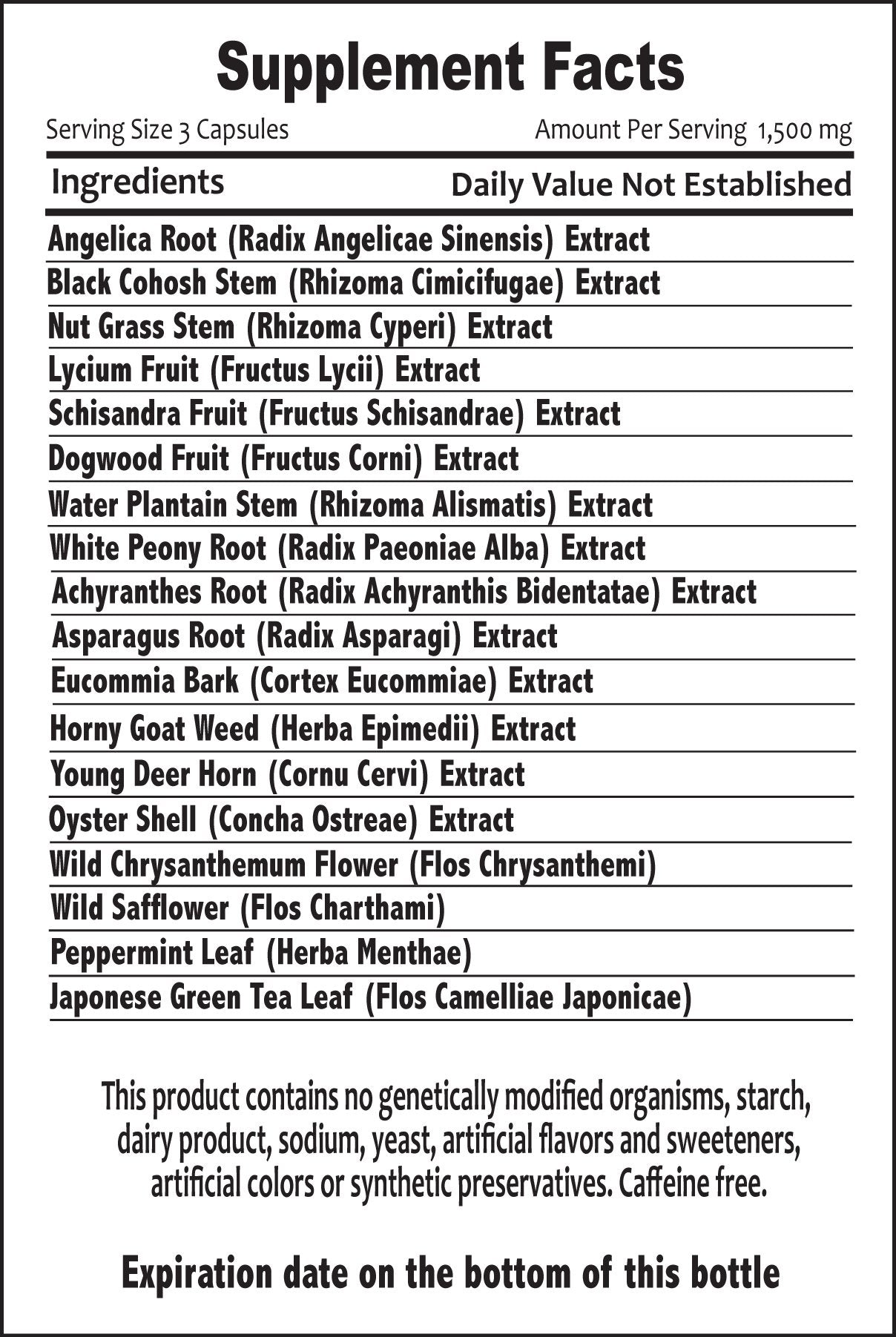 Female Treasure - Natural Herbal Supplement, PMS, Balance Hormones, Menopause, Energy. Red Sex Dragon