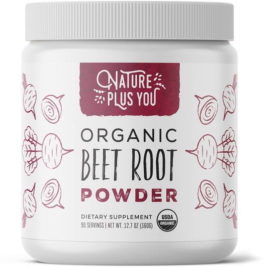 TruBaio Organic Beet Root Powder: Nitric Oxide Booster, Circulation and Stamina Increasing