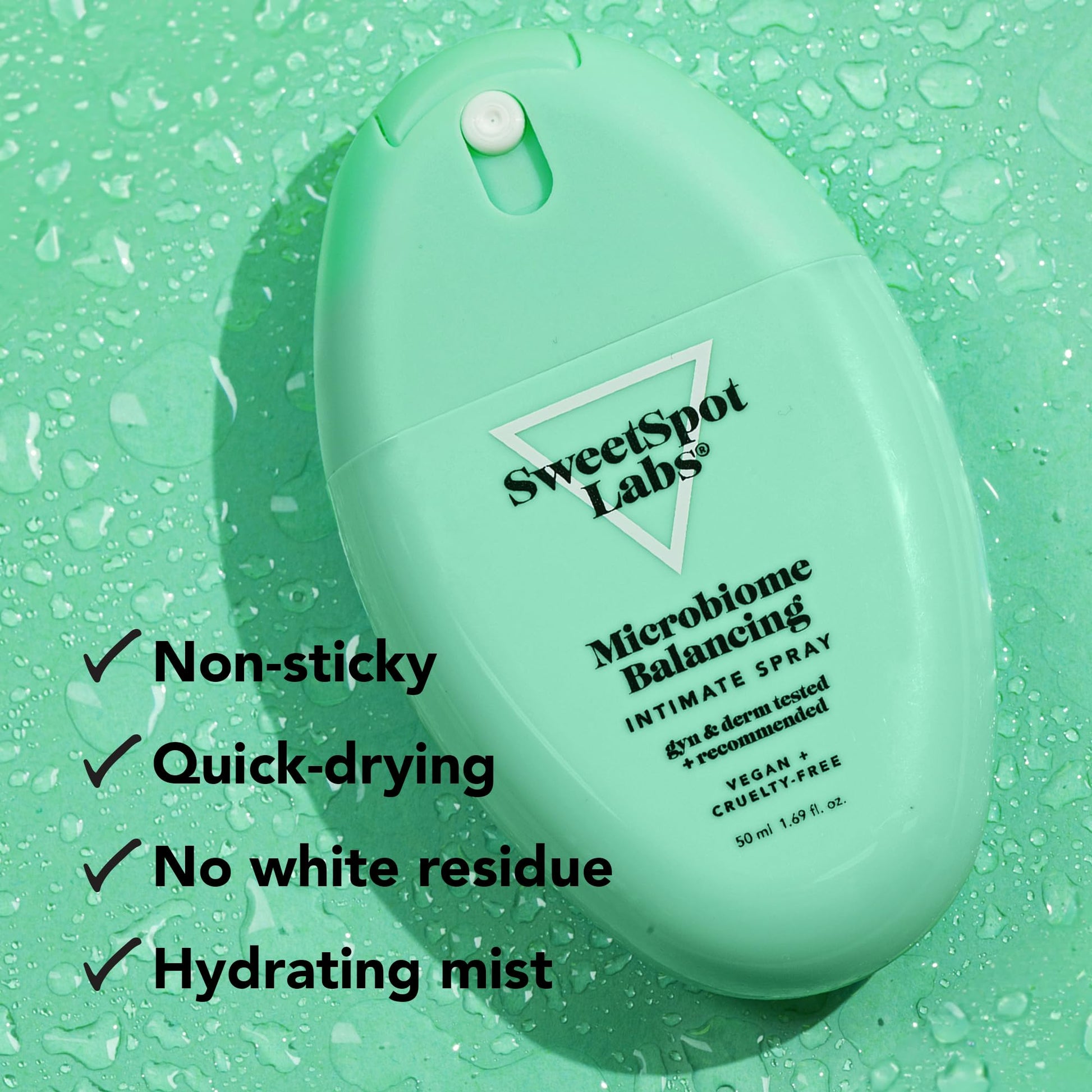 SweetSpot Labs Microbiome Balancing Feminine Spray, Deodorant Spray for External Vaginal Odor & pH SweetSpot Labs