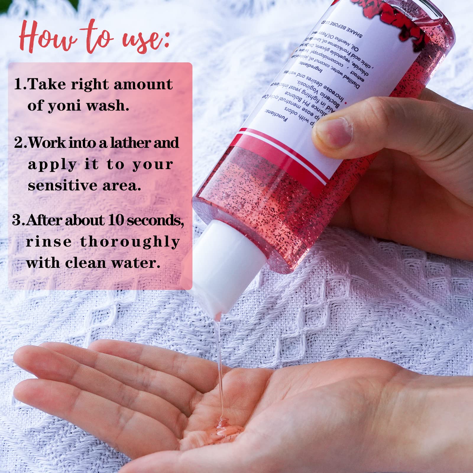 forvirness Feminine Wash with Cleaning Factor, Vaginal Wash - Clean, Remove Odor, pH Balance forvirness