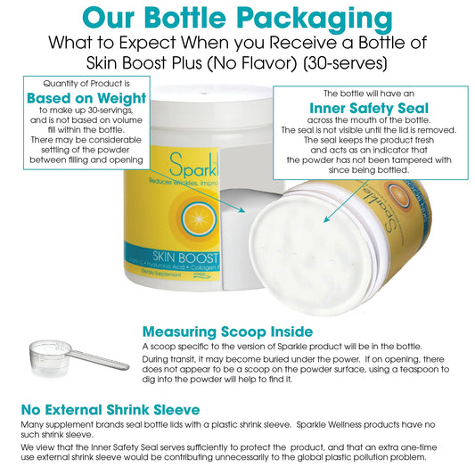 Hydrolyzed Collagen Powder - Sparkle Skin Boost Plus (No Flavor) [30-Serves] Verisol Pept