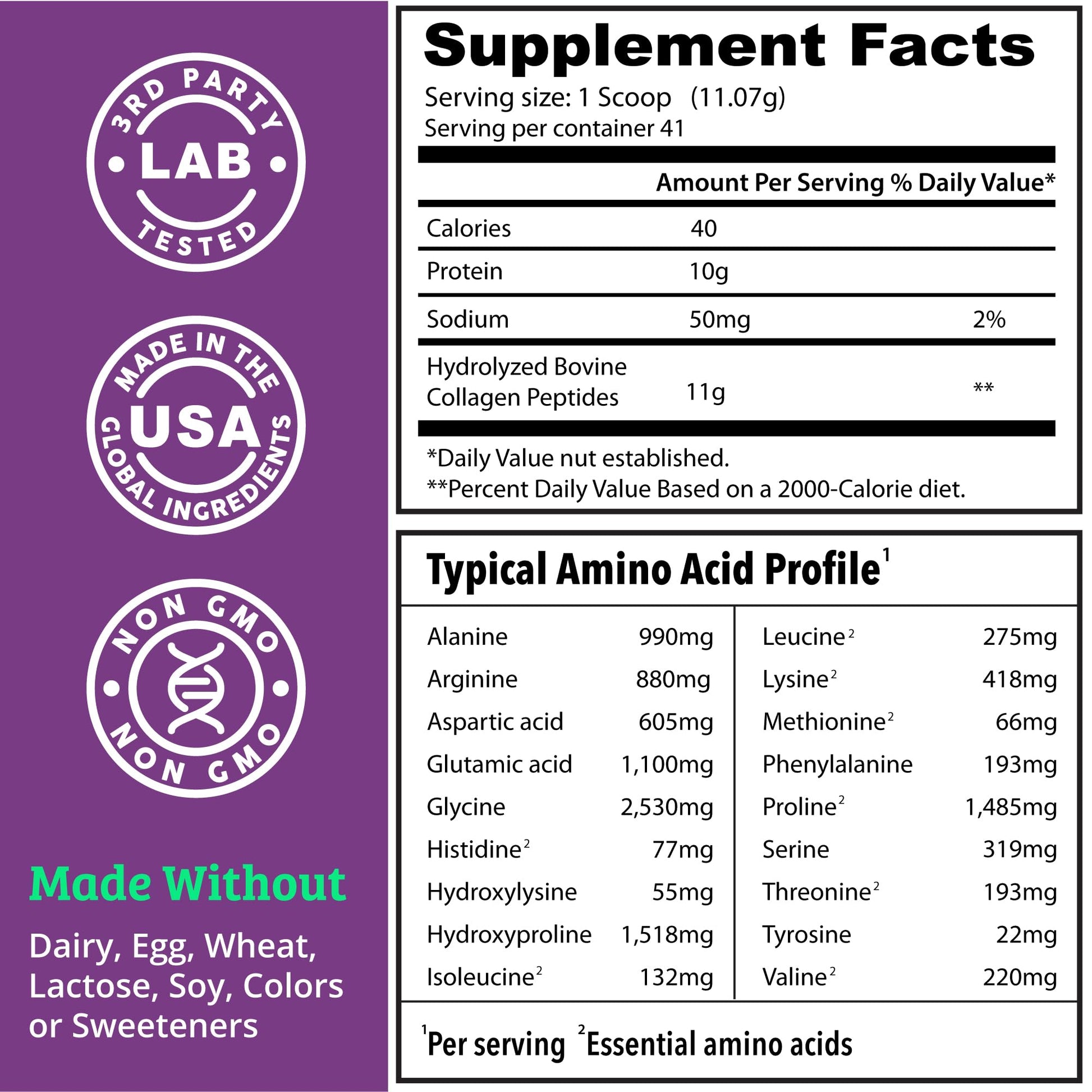 Collagen Protein Powder. Grass Fed Collagen Powder for Women & Men. Hydrolyzed Dr. Matthew