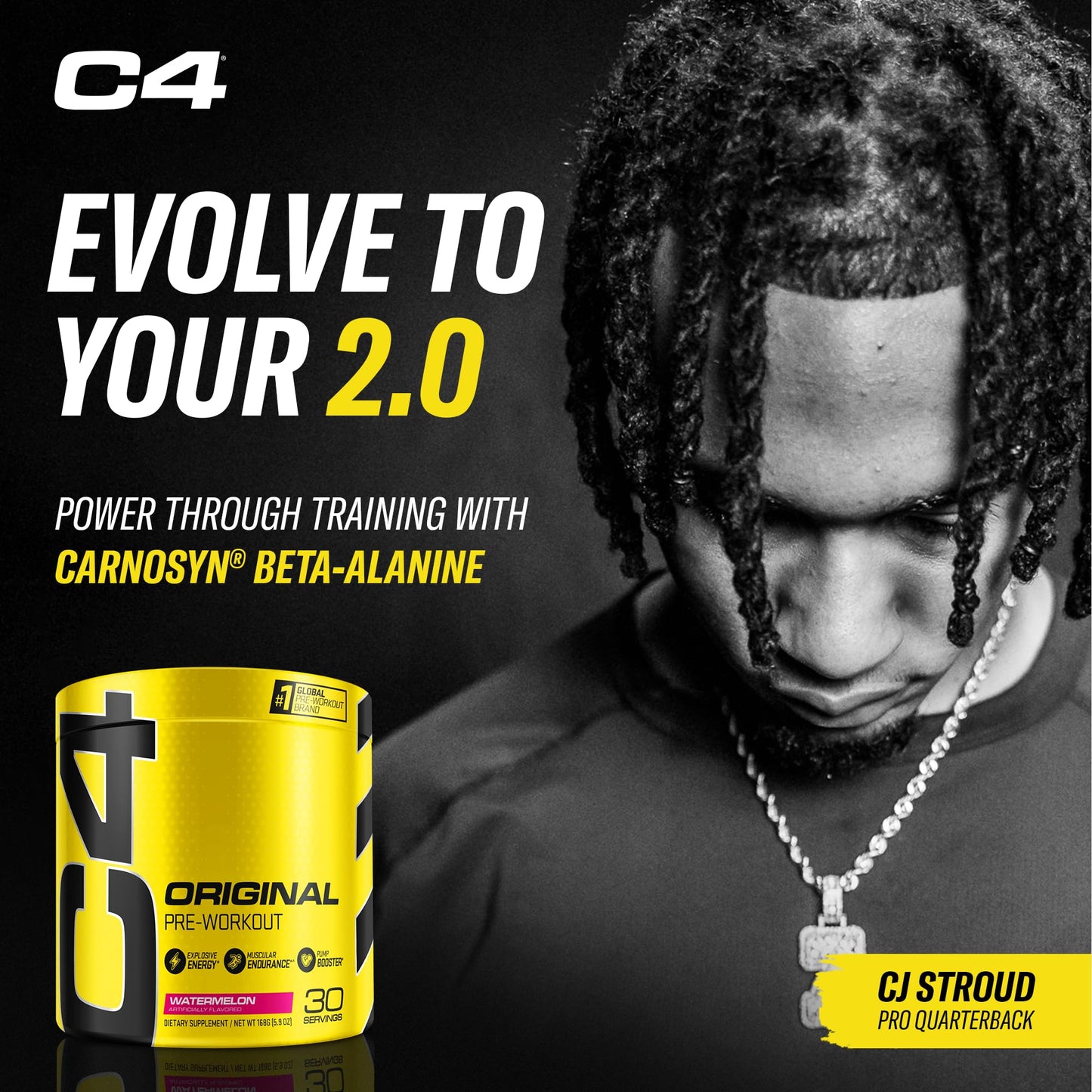 Cellucor C4 Original Pre Workout Powder Watermelon Sugar Free Preworkout Energy