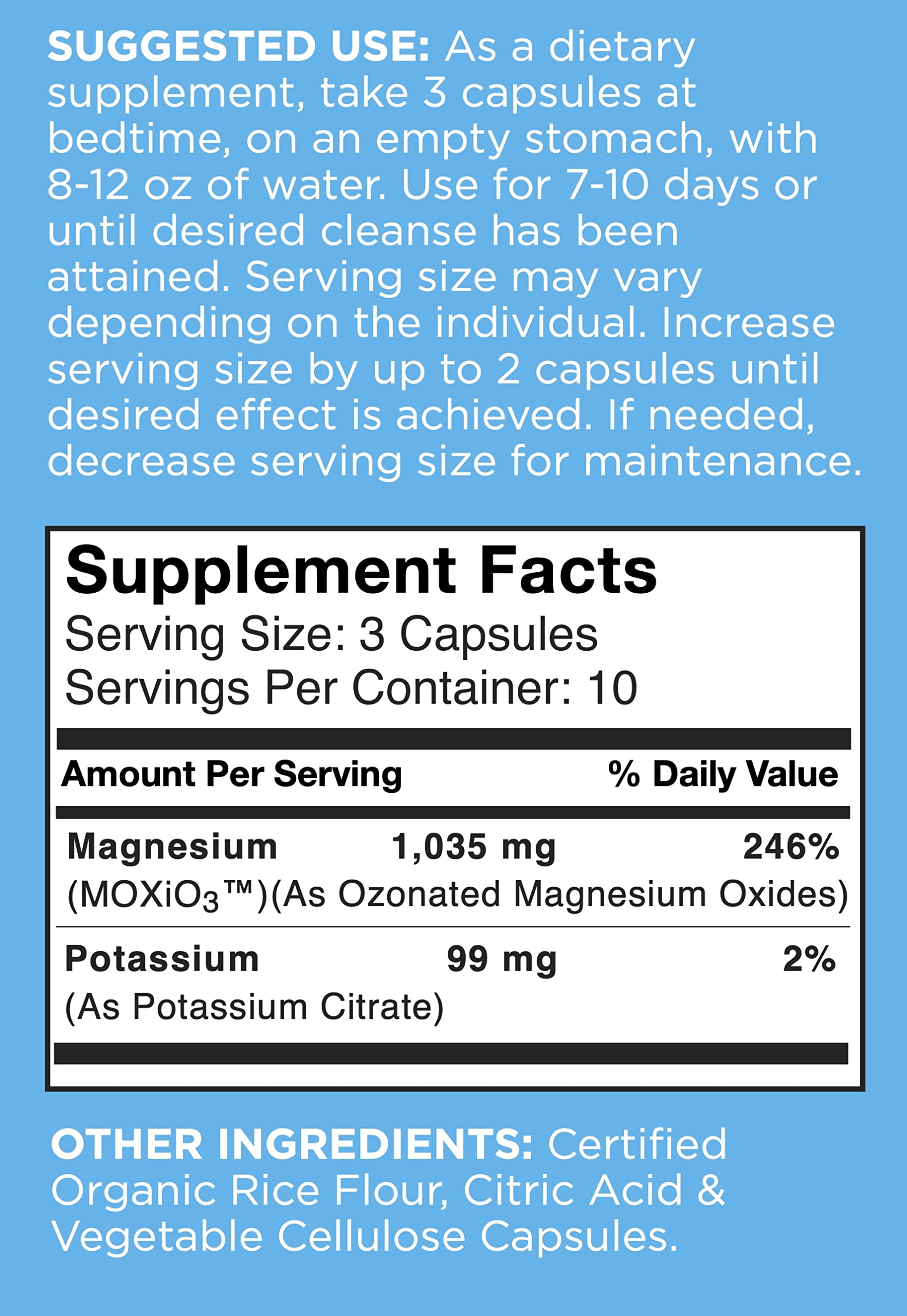 nbpure Mag O7 Oxygen Digestive System and Colon Cleanse and Detox Capsules nbpure