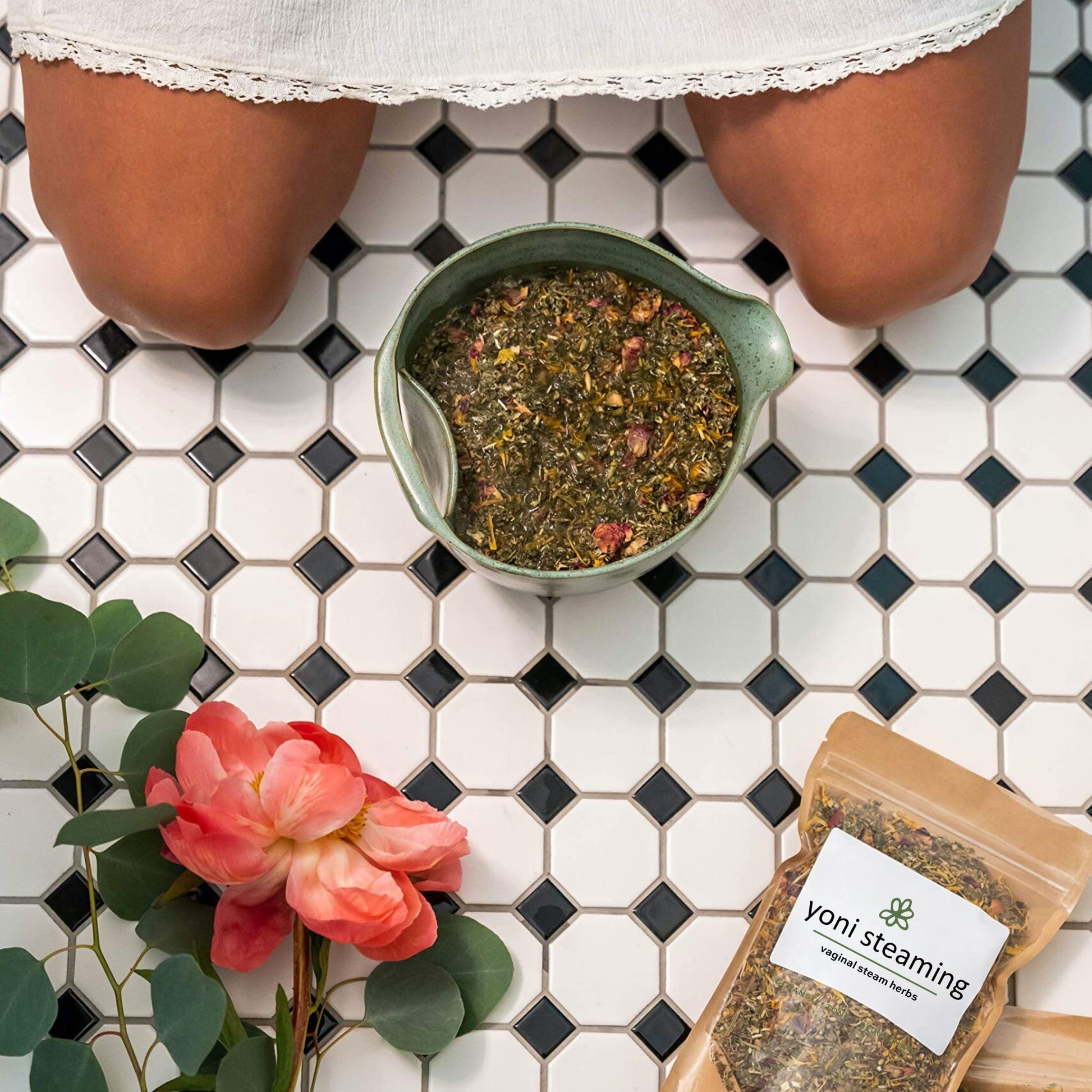 Yoni Steaming Herbs (5 Steams) | Cleansing + Gentle Formula | Formulated by Trained Herbalist WILDFLOWER WELLNESS