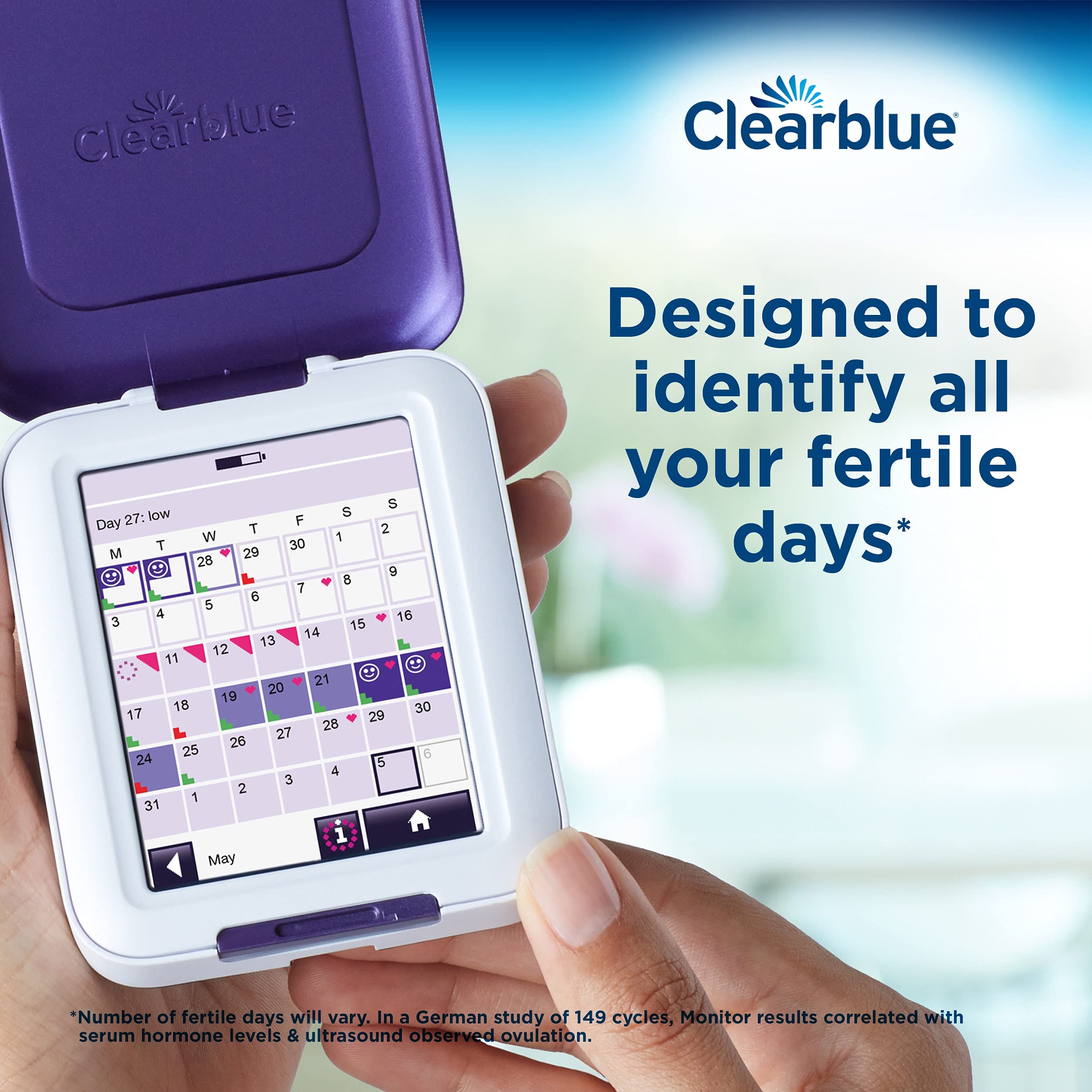 Clearblue Fertility Monitor, Touch Screen, 1 Count Clearblue