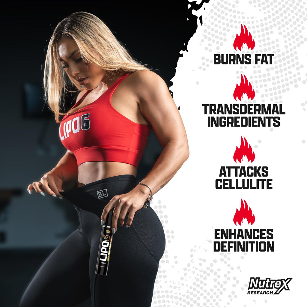 Lipo 6 Defining Gel Fast Acting Fat Burning Cream for Men & Women | Targets Stubborn