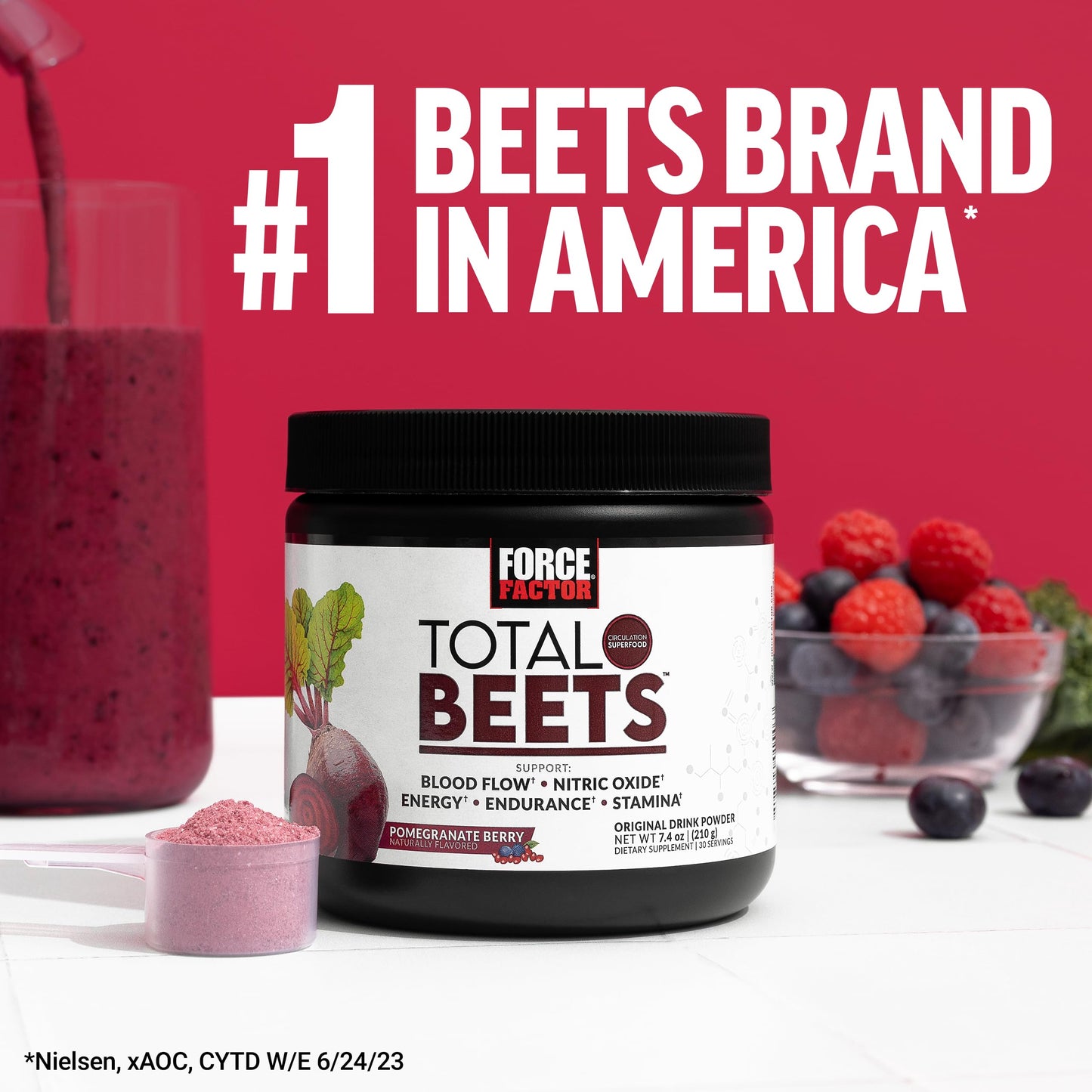Force Factor Blood Pressure Support with Nitrates, Grapeseed - Boosts Nitric Oxide