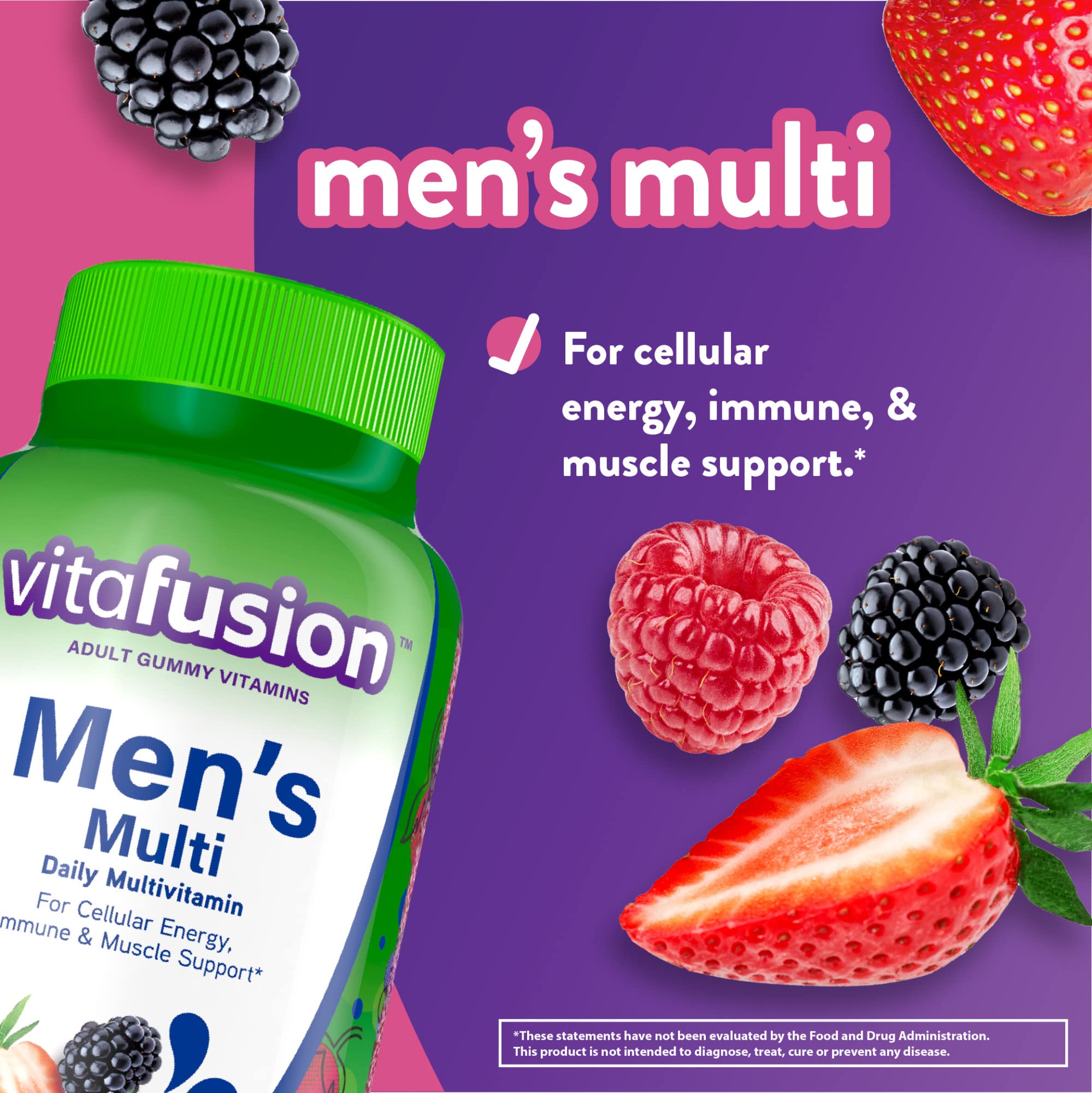 Vitafusion PreNatal Gummy Vitamins & Adult Gummy Vitamins for Men Vitafusion