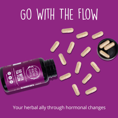 Happy Healthy Hippie Motherhood Bundle (2-Pack) - Go with The Flow Hormone Balance Supplement