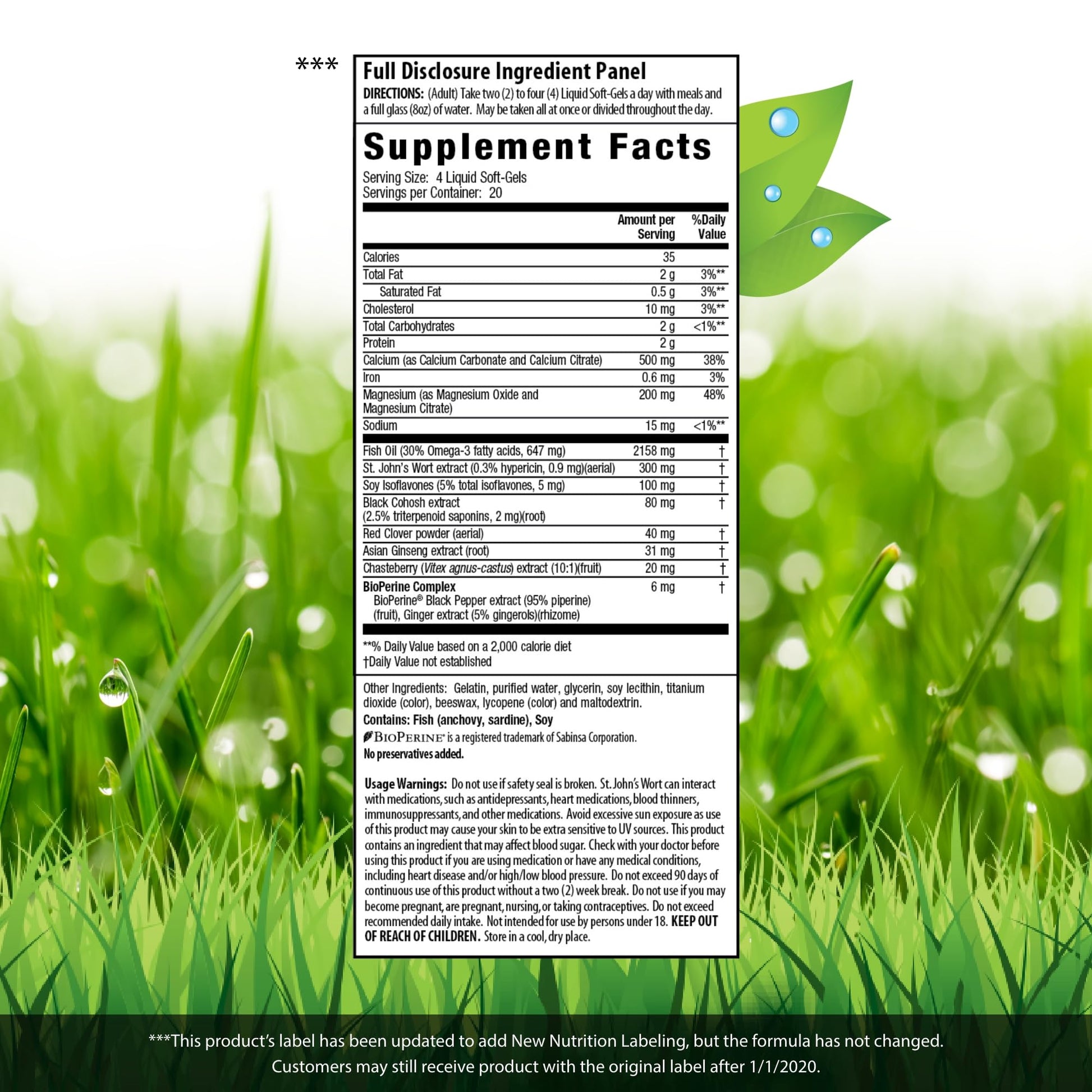 Irwin Naturals EstroPause Menopause & Women's Health Support Supplement Irwin Naturals