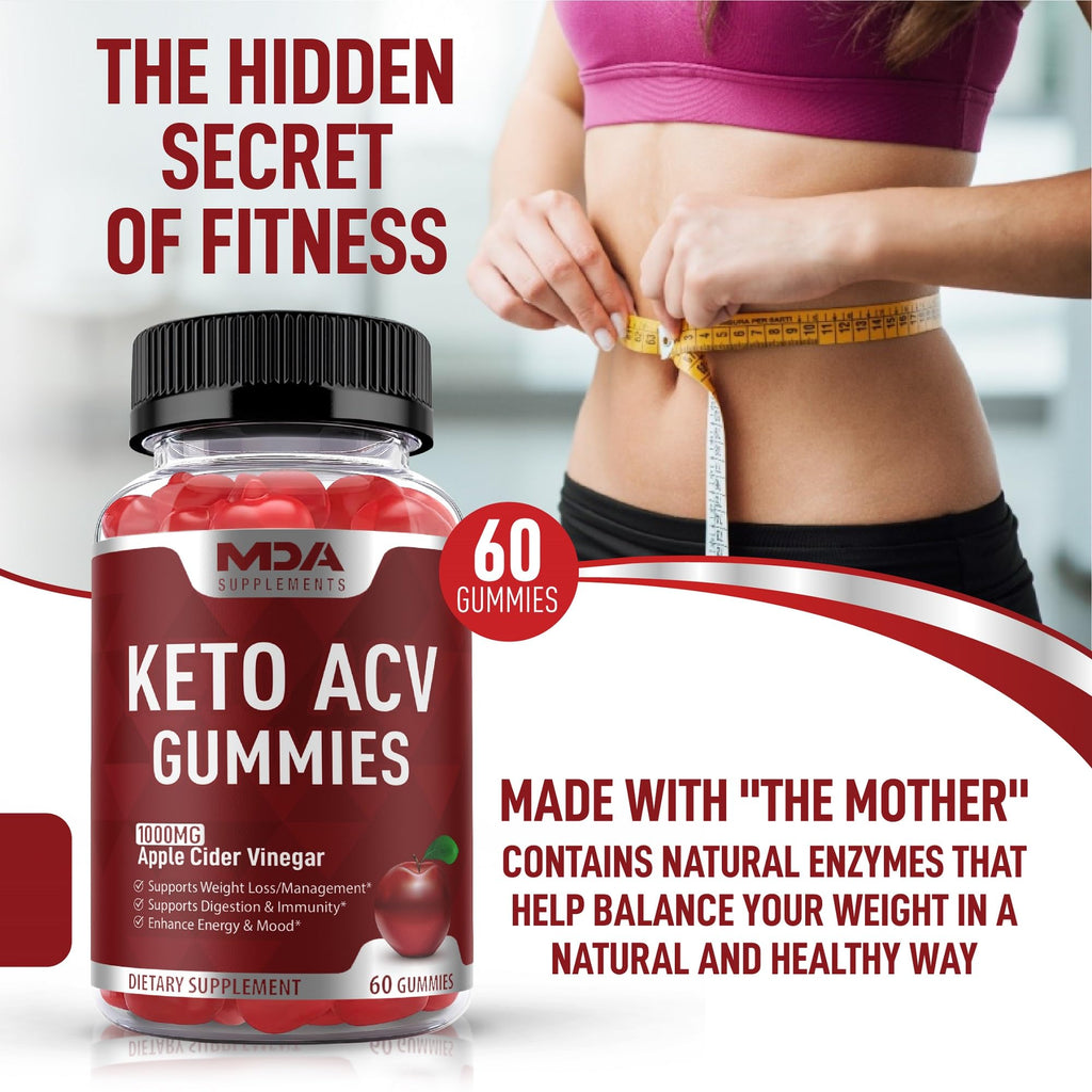 Keto ACV Gummies Advanced Weight Loss, Apple Cider Vinegar Gummies, ACV Keto Gummies