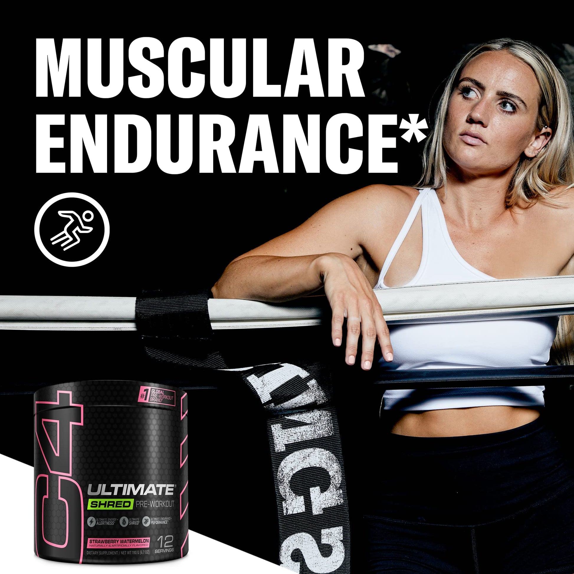 Cellucor C4 Ultimate Shred Pre Workout Powder, Fat Burner for Men & Women, Weight Loss Cellucor