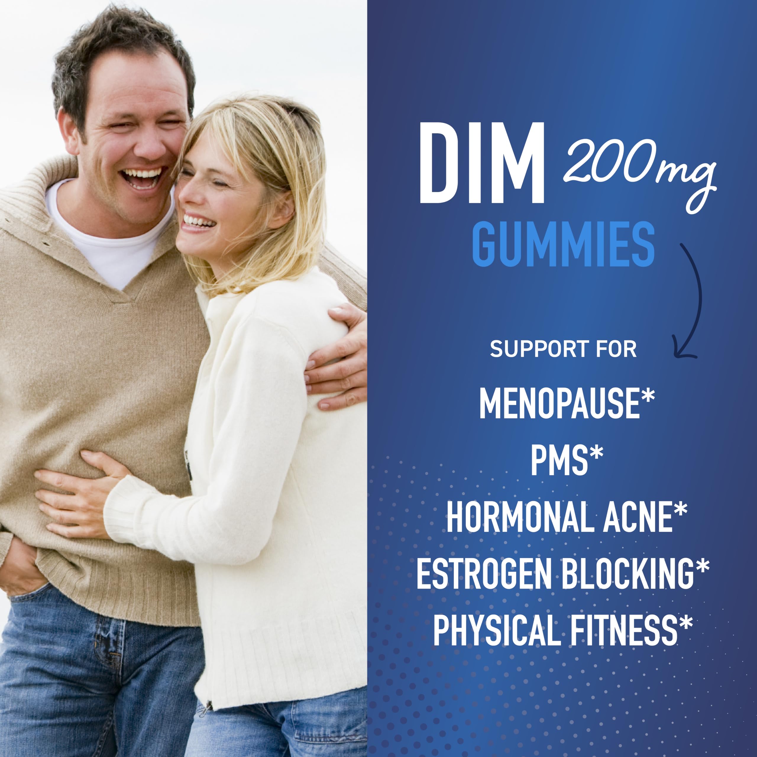 DIM Gummies | 200mg | Hormone Balance Gummies for PMS, Menopause, Hormonal Acne & More SMNutrition
