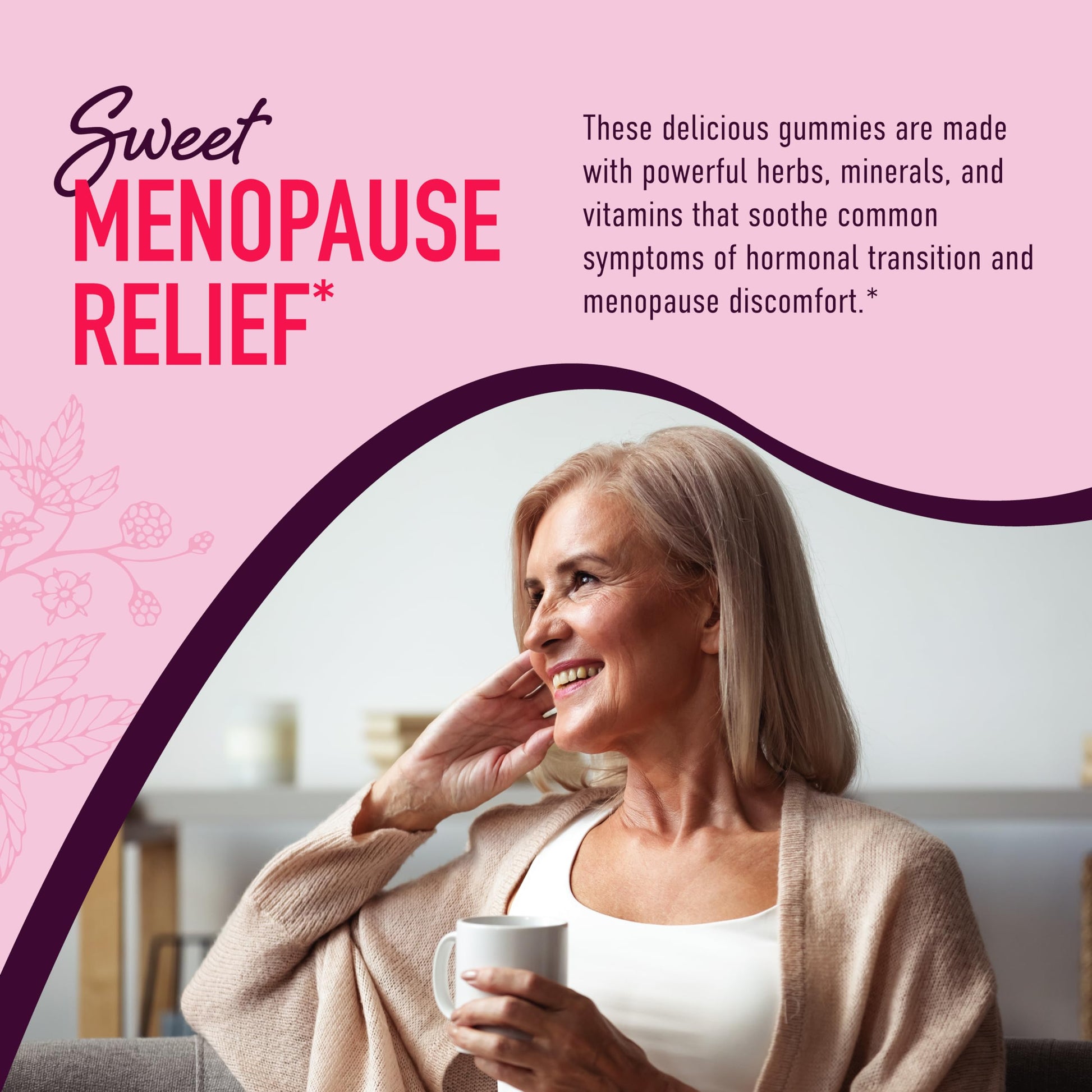 Menopause Support Gummies | Hormone Balance Relief for Hot Flashes, Night Sweats, Mood Swings SMNutrition