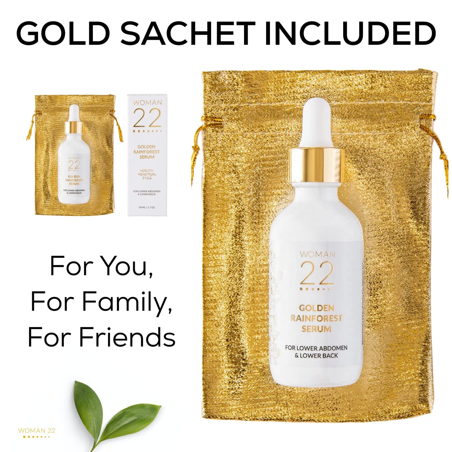 Topical Soothing Serum for Difficult Periods, Cramps, Bloating & more. Apply Lower Abdomen