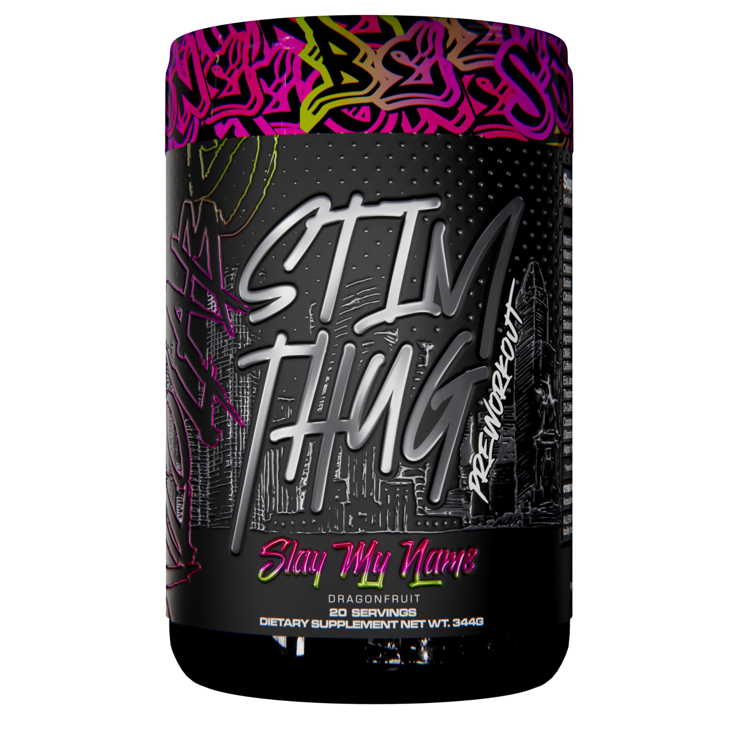 KILO LABS Pre Workout Powder | Stim Thug Preworkout for Men and Women | Hydrating