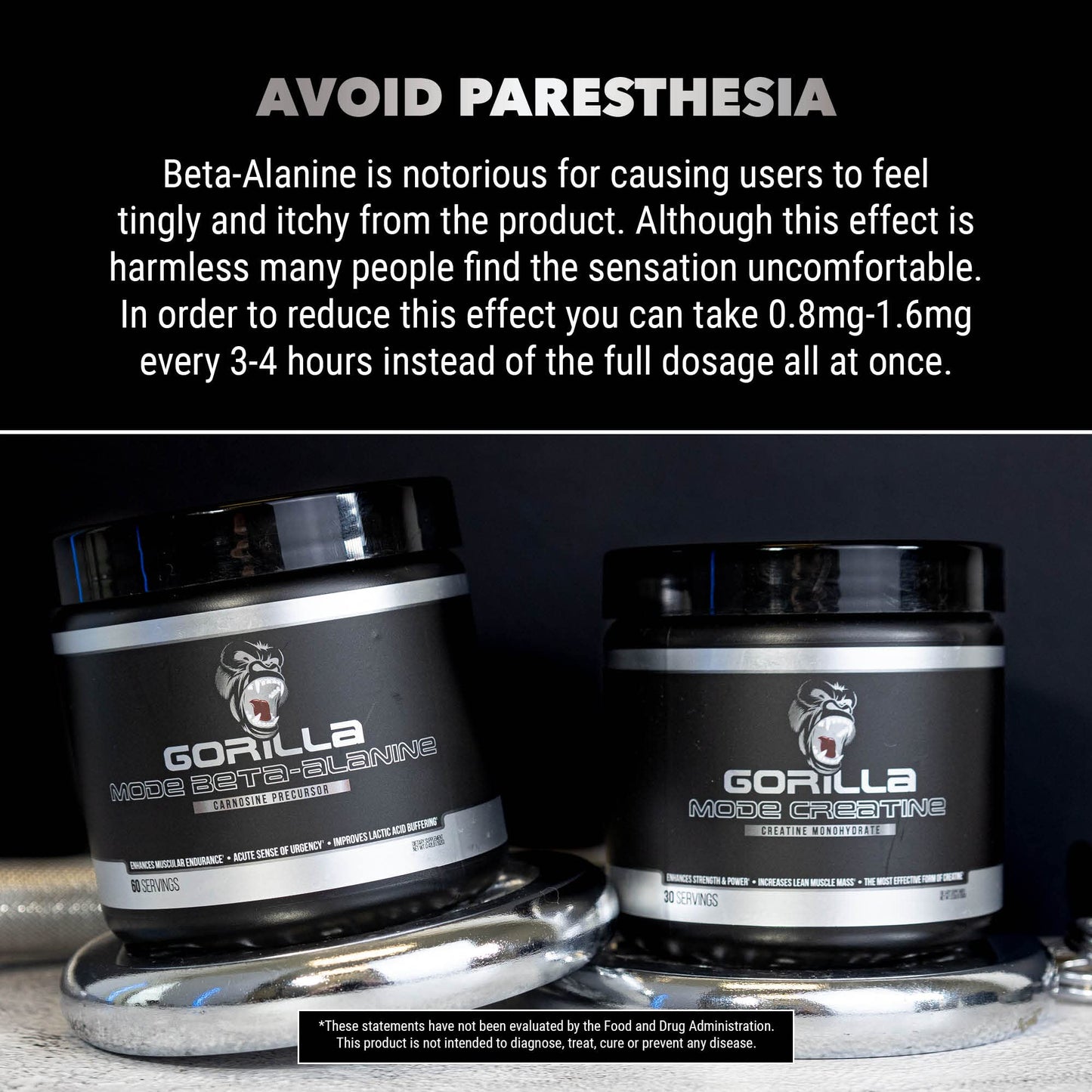 Gorilla Mode Beta-Alanine – Carnosine Precursor/Enhanced Muscular Endurance